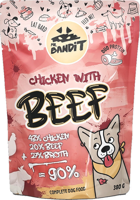 MR.BANDIT KONS VISTA/LIELLOPS/BULJ 380G PAC N6 /0202 - Produkta attēls 