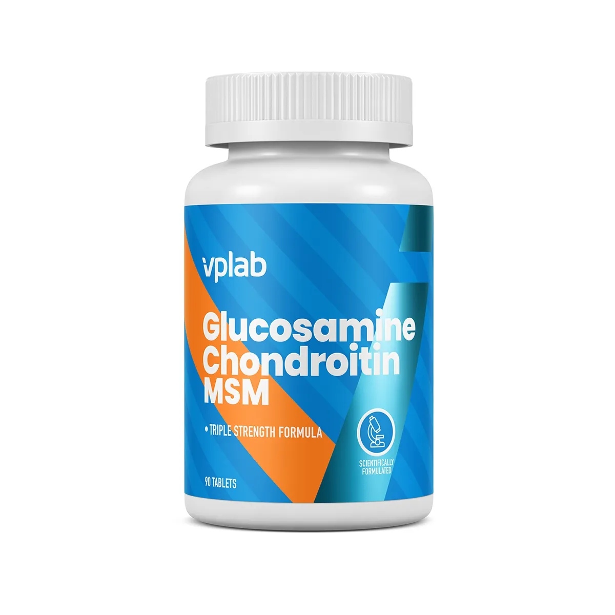 VPLAB Glucosomine Chondroitin MSM tabletes, 90 gab - Produkta attēls 