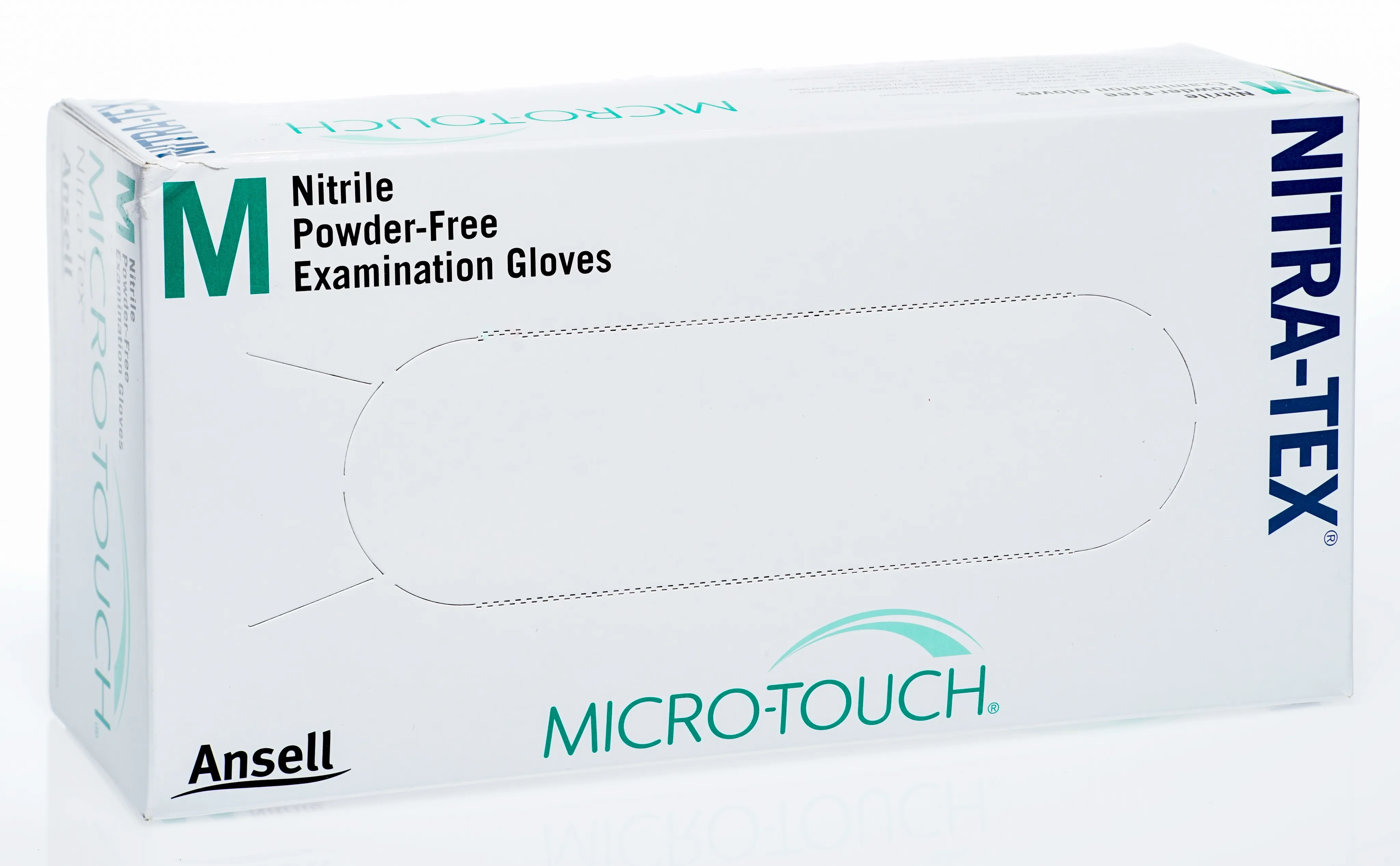 ANSEL CIMDI MICRO-TOUCH NITRA-TEX M N100 - Produkta attēls 