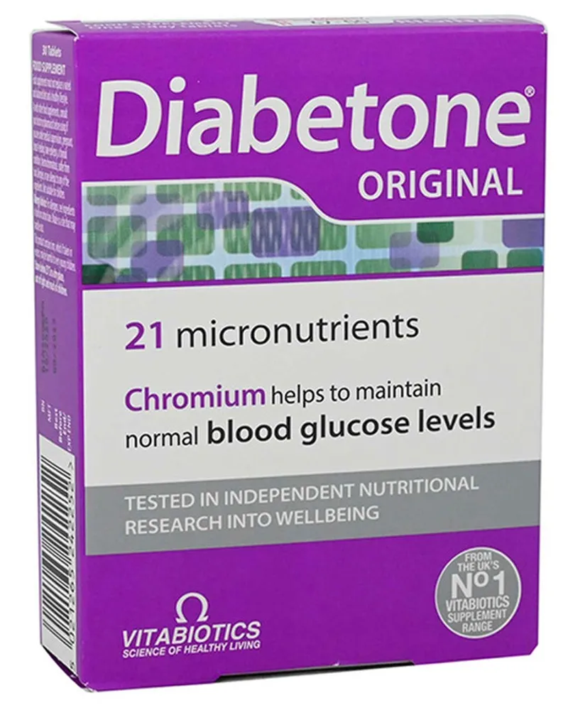 DIABETONE®,  tabletes, 30 gab. - Produkta attēls 