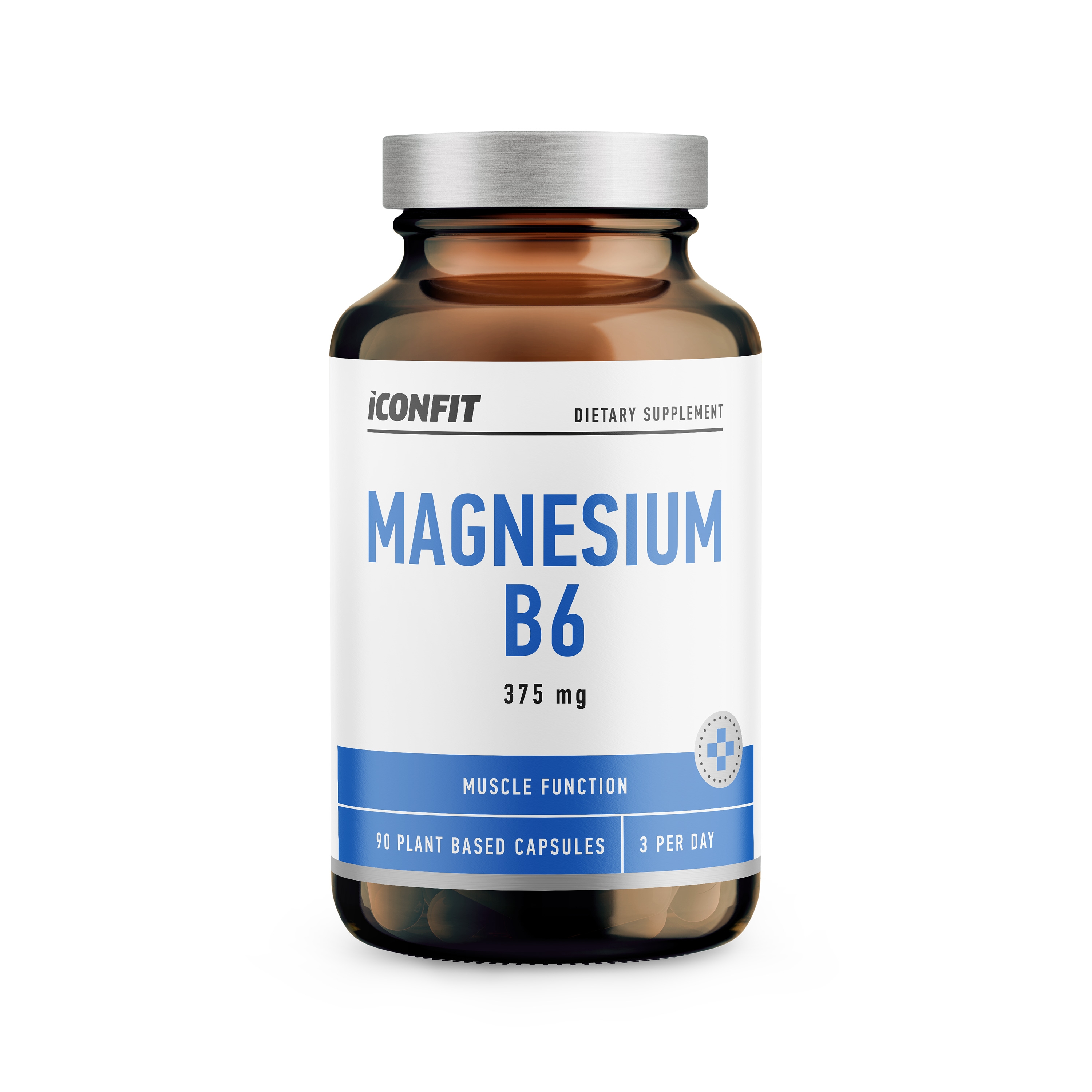 ICONFIT Magnijs B6 (90 Kapsulas) - Produkta attēls 