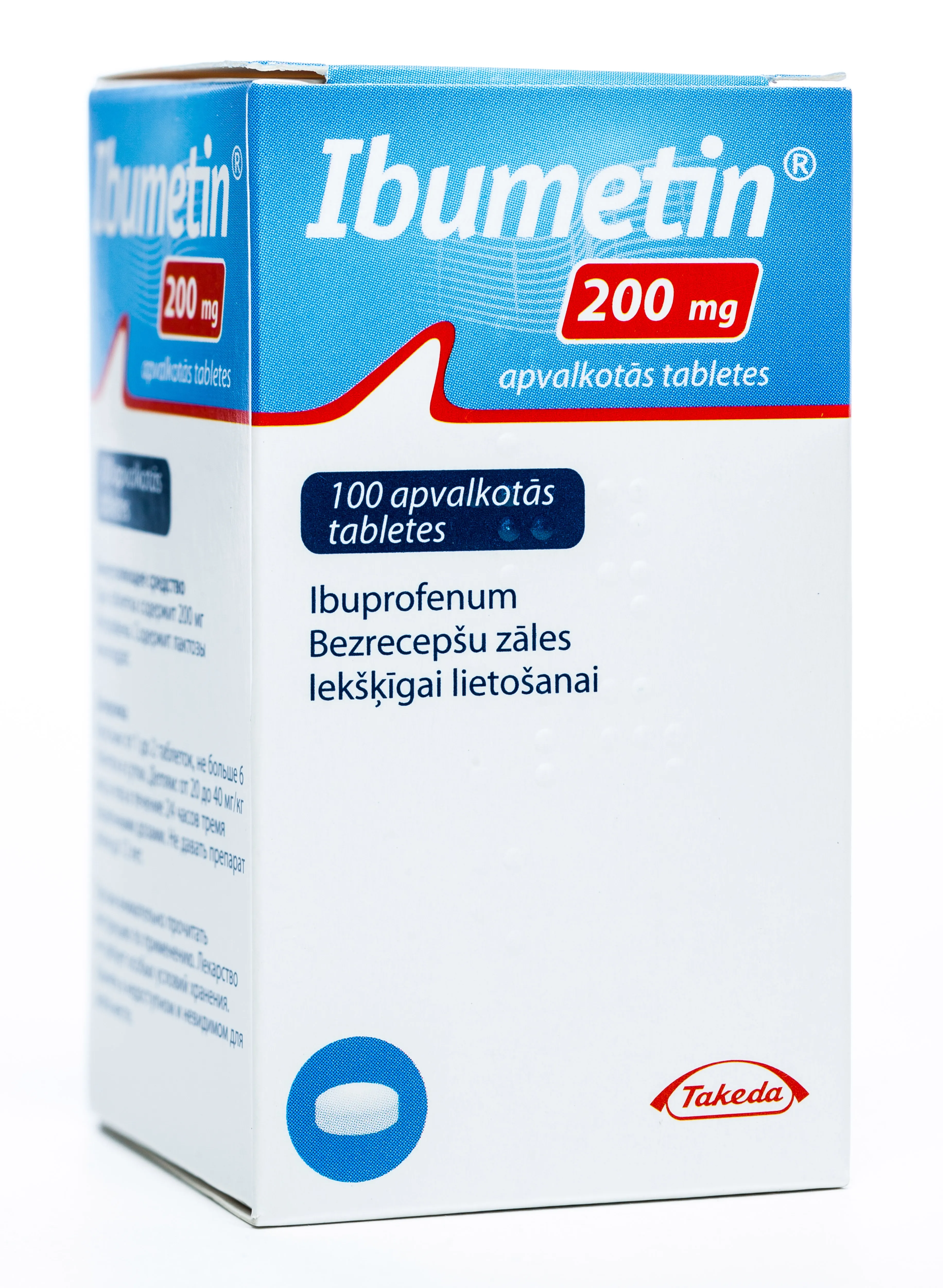 IBUMETIN® 200 mg apvalkotās tabletes, 100 gab - Produkta attēls 