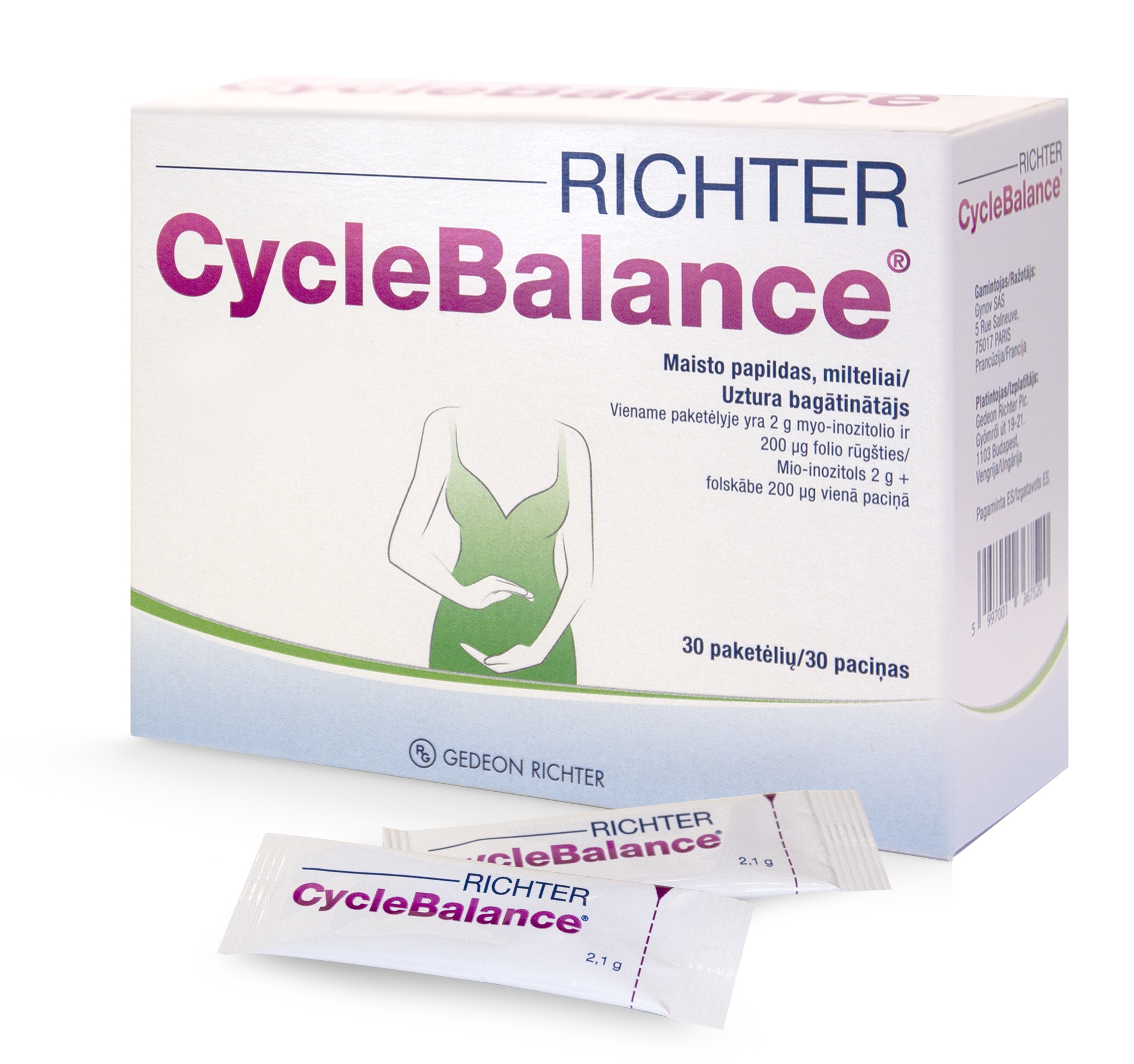 CYCLE BALANCE 2g pulveris, 30 gab. - Produkta attēls 