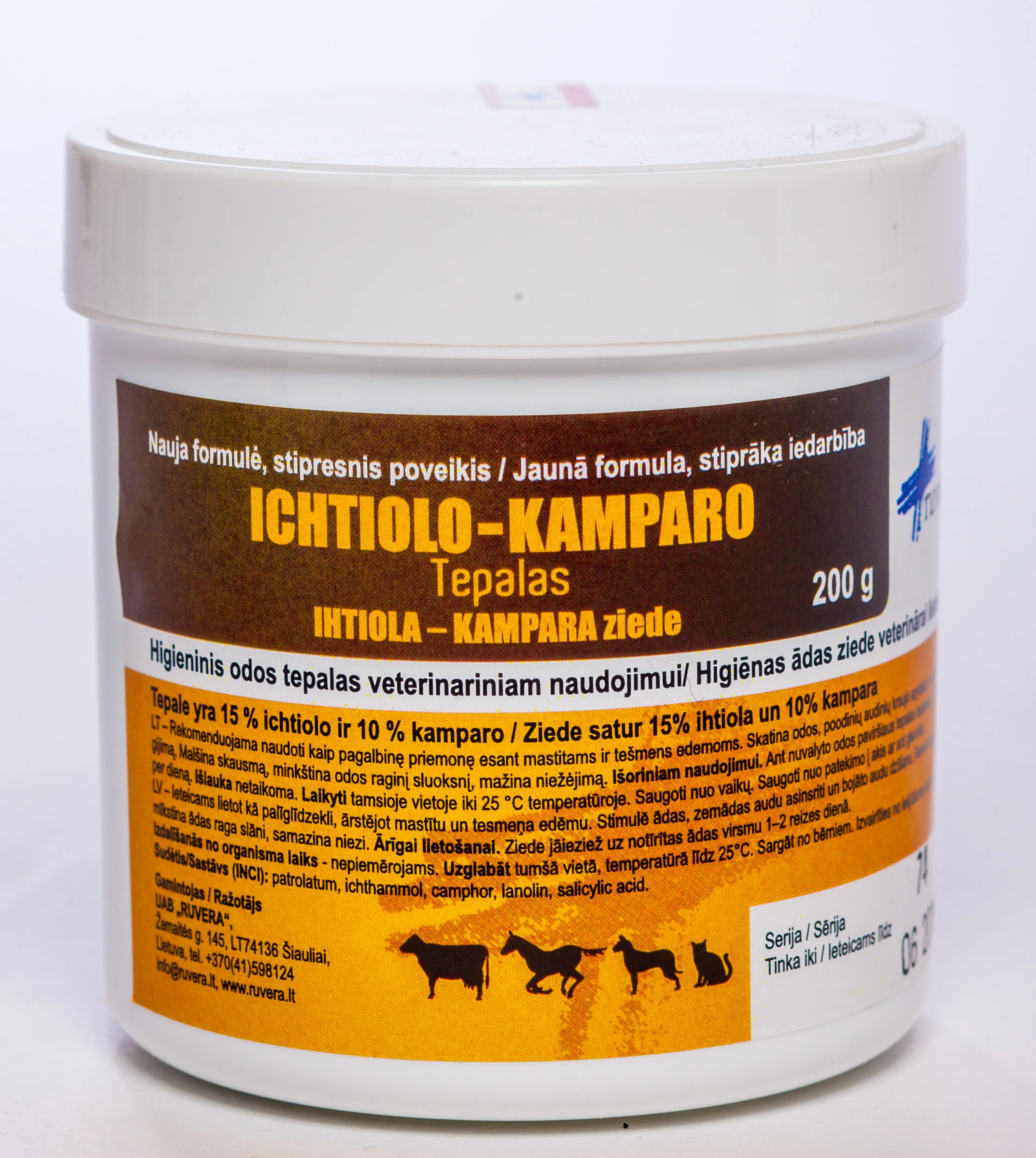 IHTIOLA-KAMPARA ZIEDE 200G - Produkta attēls 