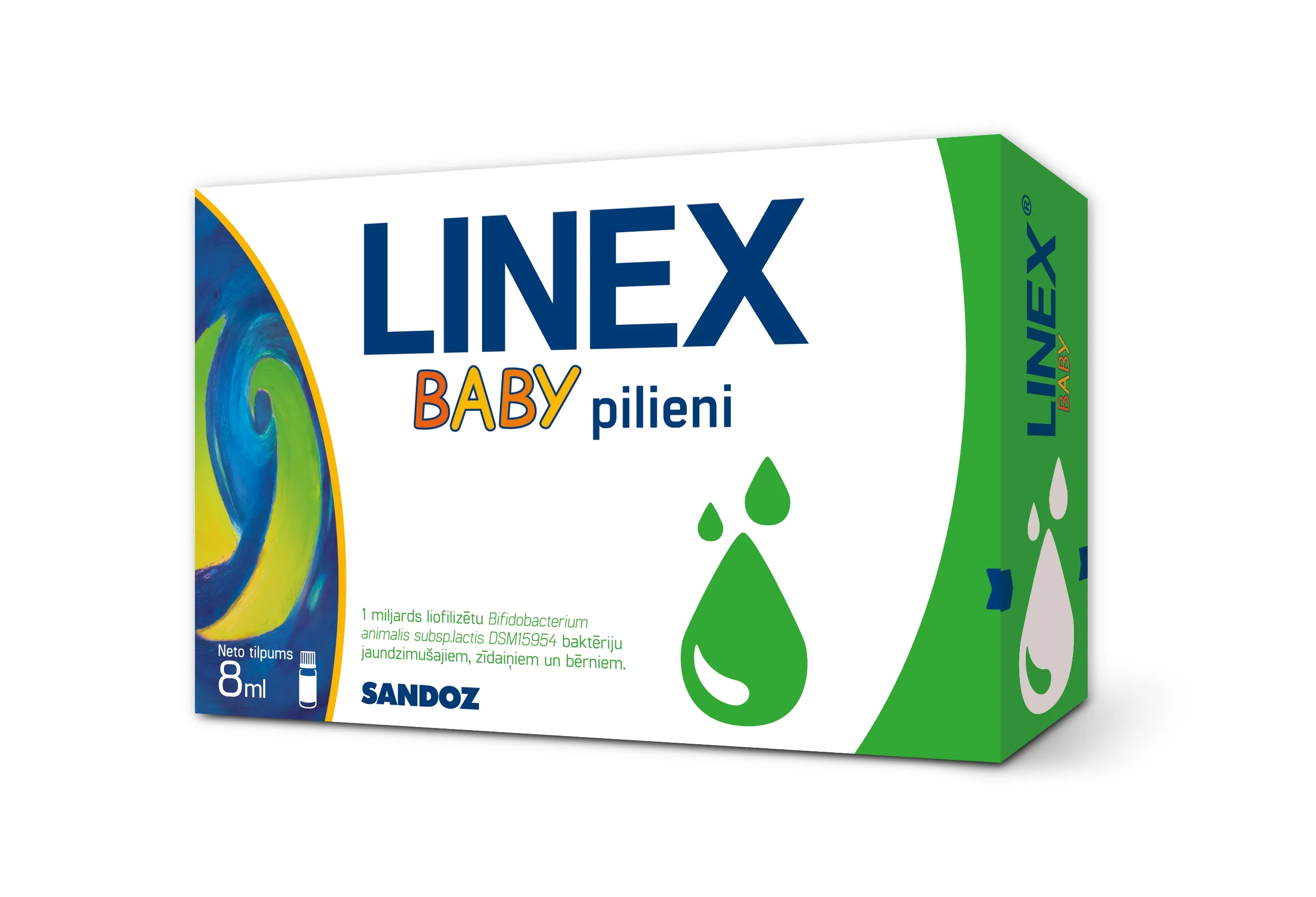 LINEX® Baby 8ml pilieni - Produkta attēls 