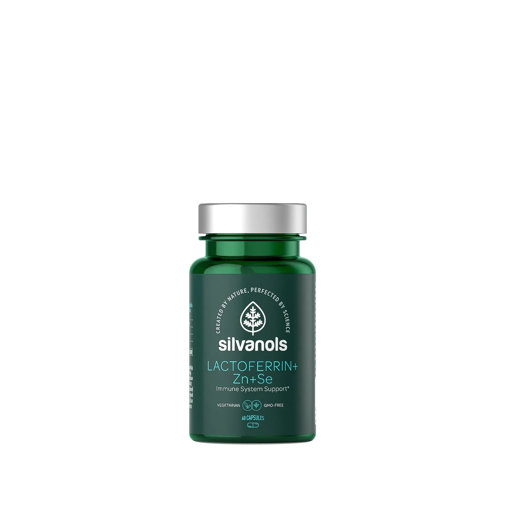 SILVANOLS Lactoferrin+Zn+Se kapsulas, 60 gab. - Produkta attēls 