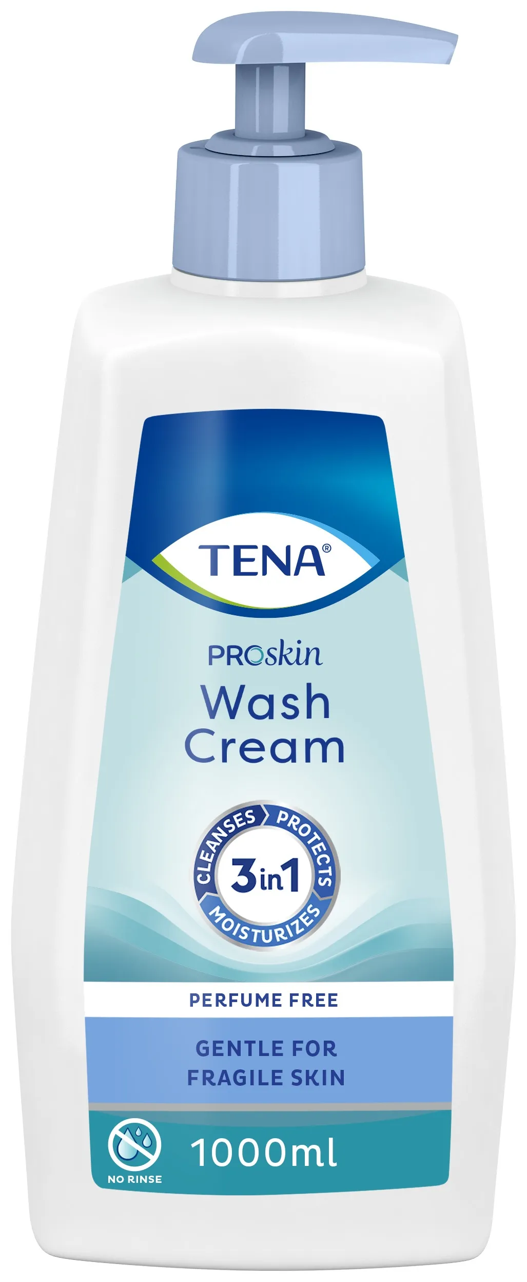 TENA Wash Cream ProSkin mazgāšanas krēms, 1000 ml - Produkta attēls 