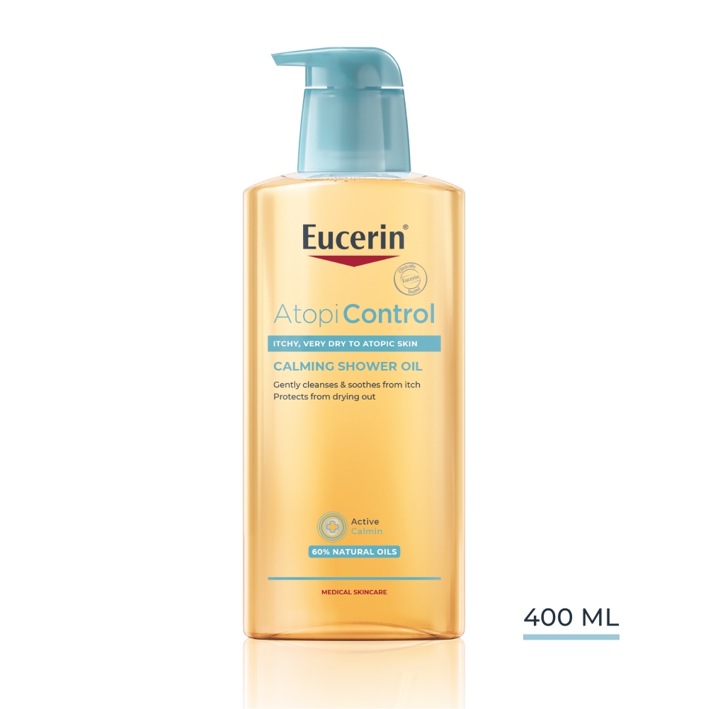 EUCERIN Atopicontrol attīroša eļļa atopiskai ādai, 400 ml - Produkta attēls 