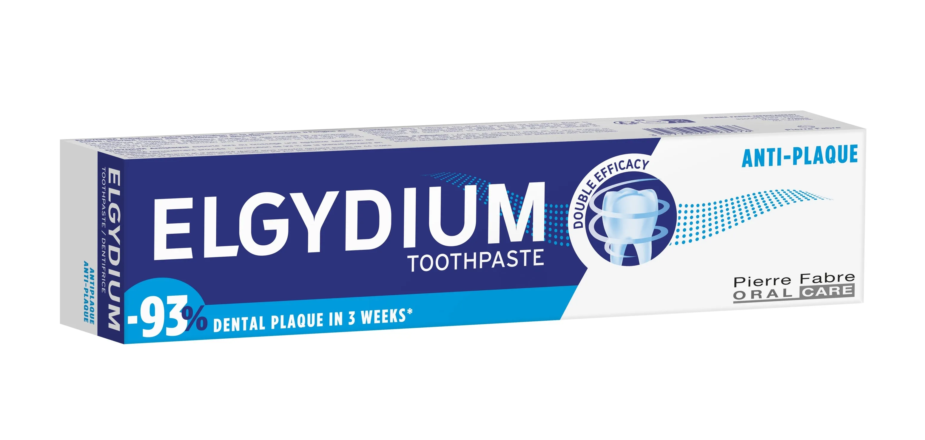 ELGYDIUM Antiplaque zobu pasta, 75 ml - Produkta attēls 