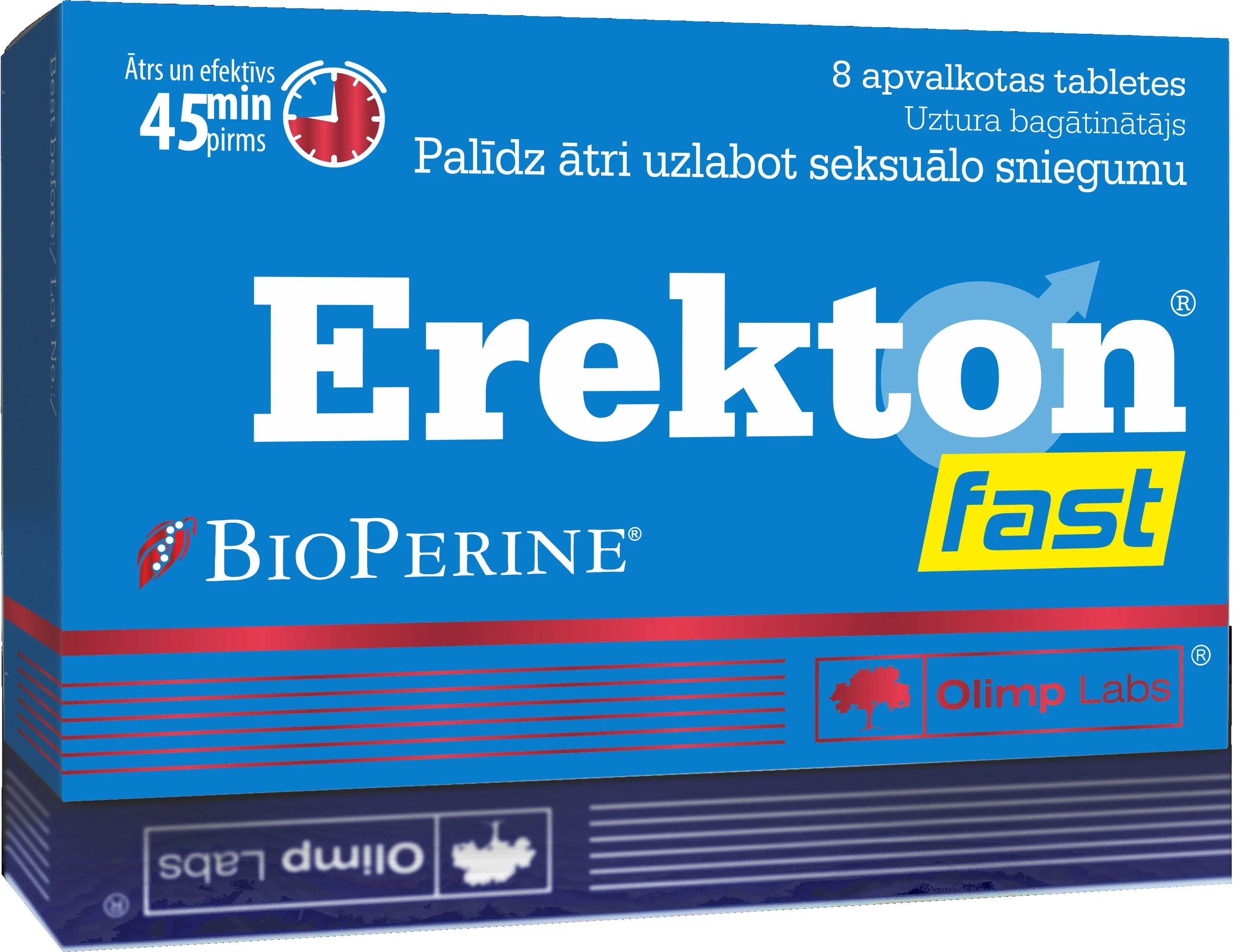 OLIMPLABS EREKTON FAST TABLETES N8 - Produkta attēls 