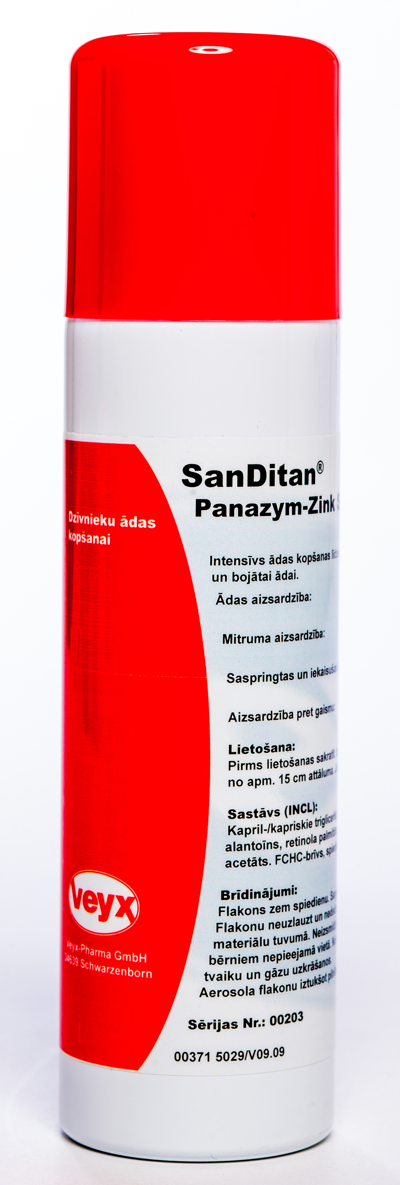 SanDitan Panazym-Zinc aerosols 150ml - Produkta attēls 