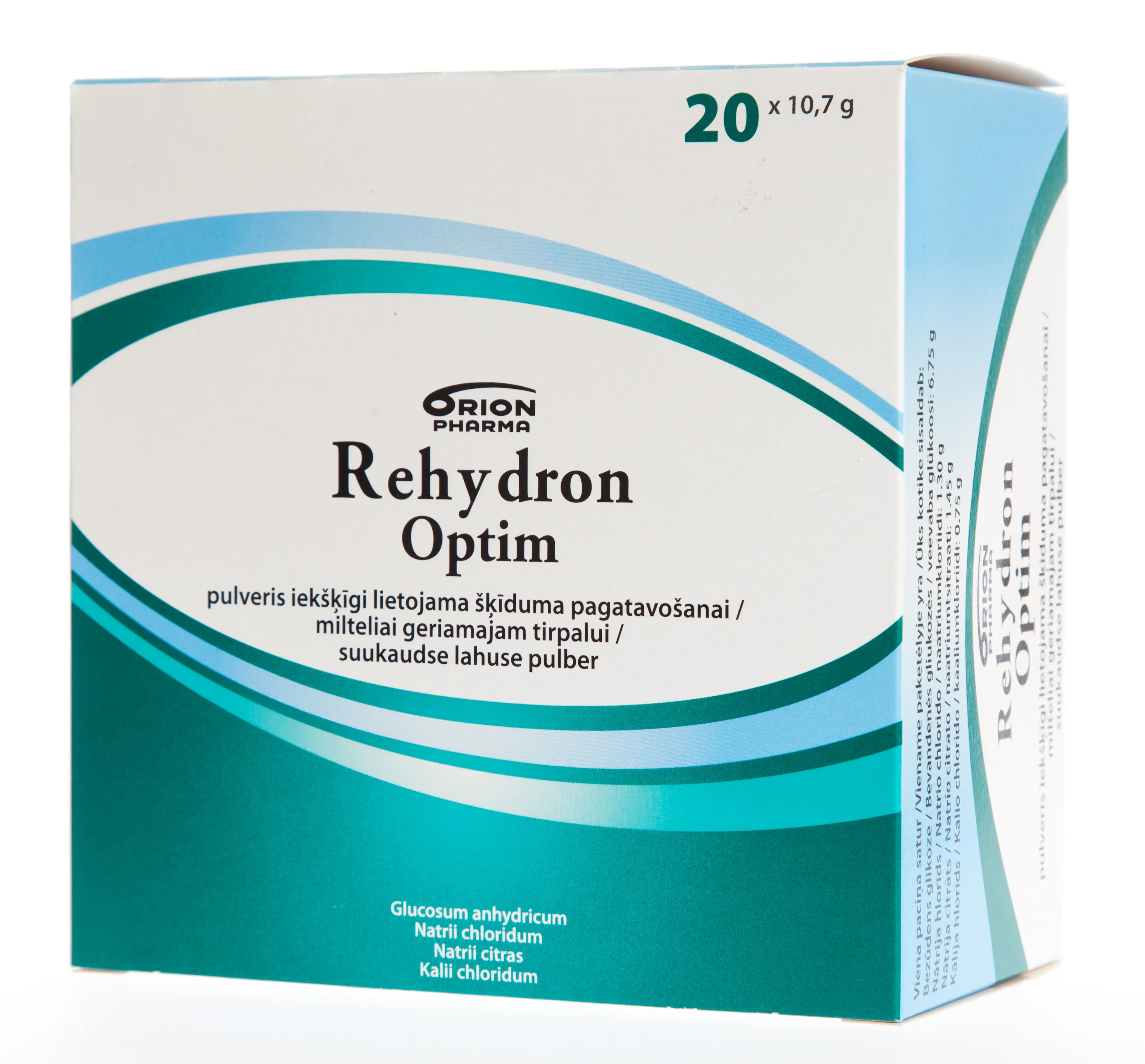REHYDRON OPTIM 10.7G PULVERIS N20 - Produkta attēls 