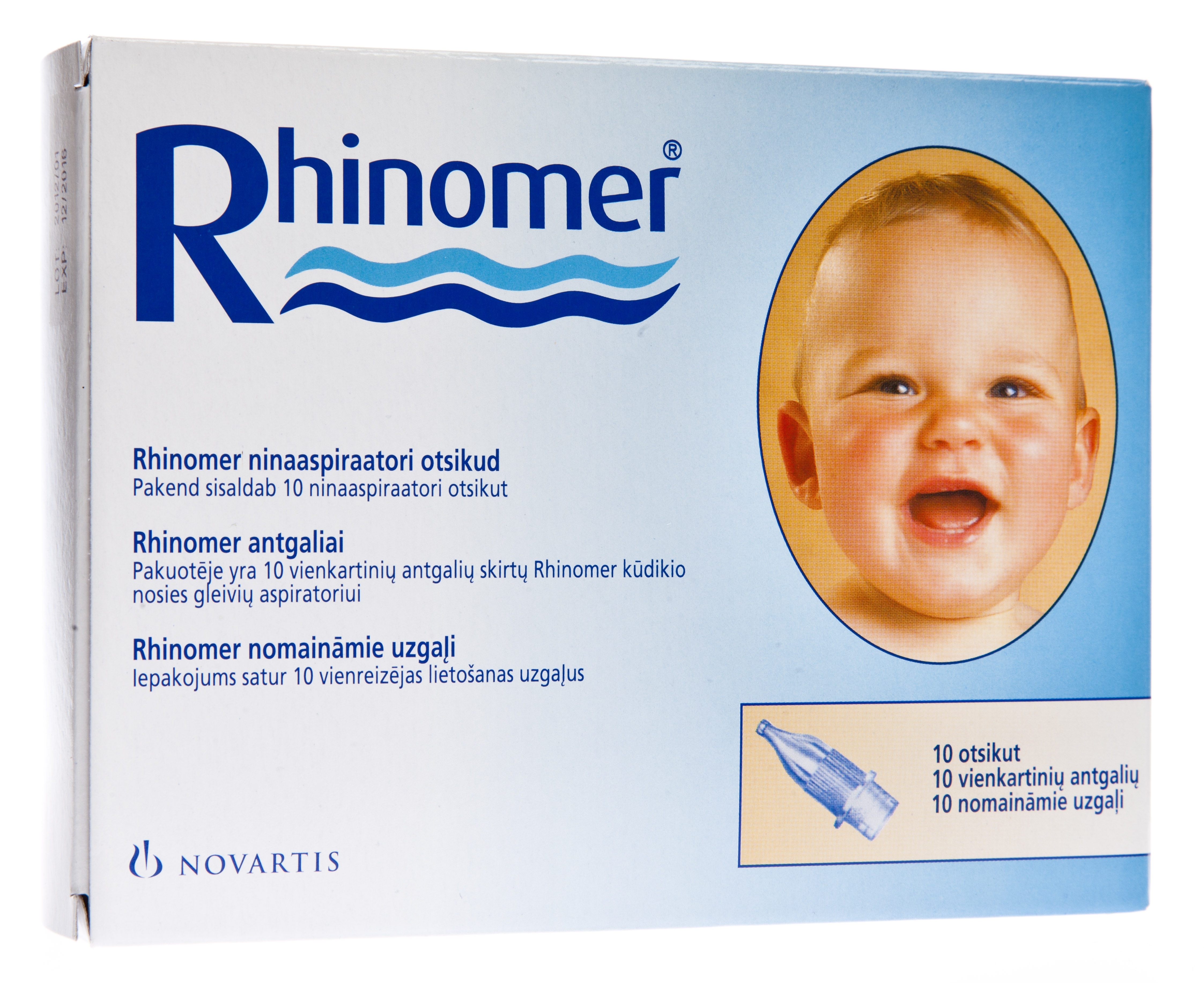 RHINOMER rezerves uzgaļi, 10 gab. - Produkta attēls 