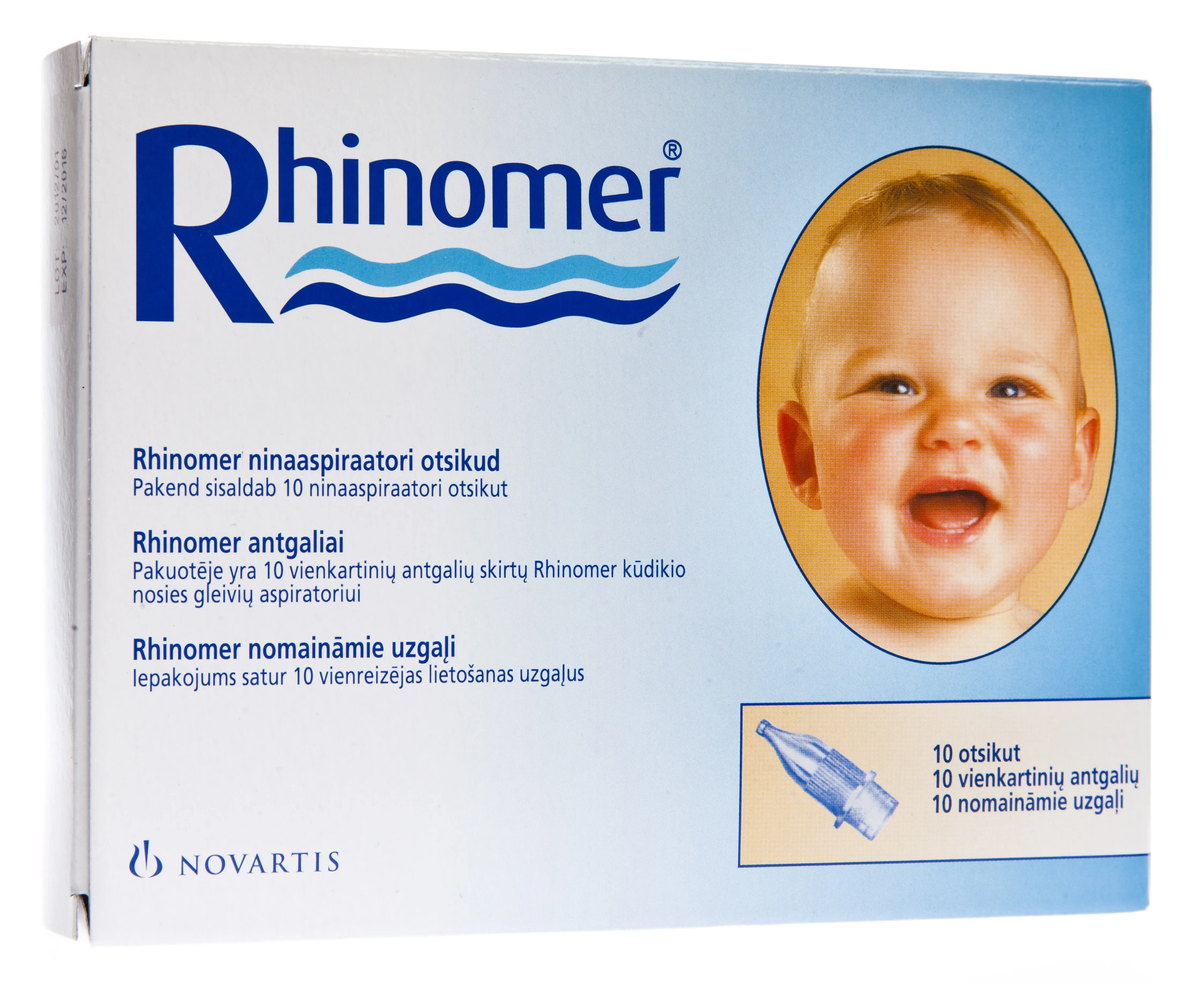 RHINOMER rezerves uzgaļi, 10 gab. - Produkta attēls 