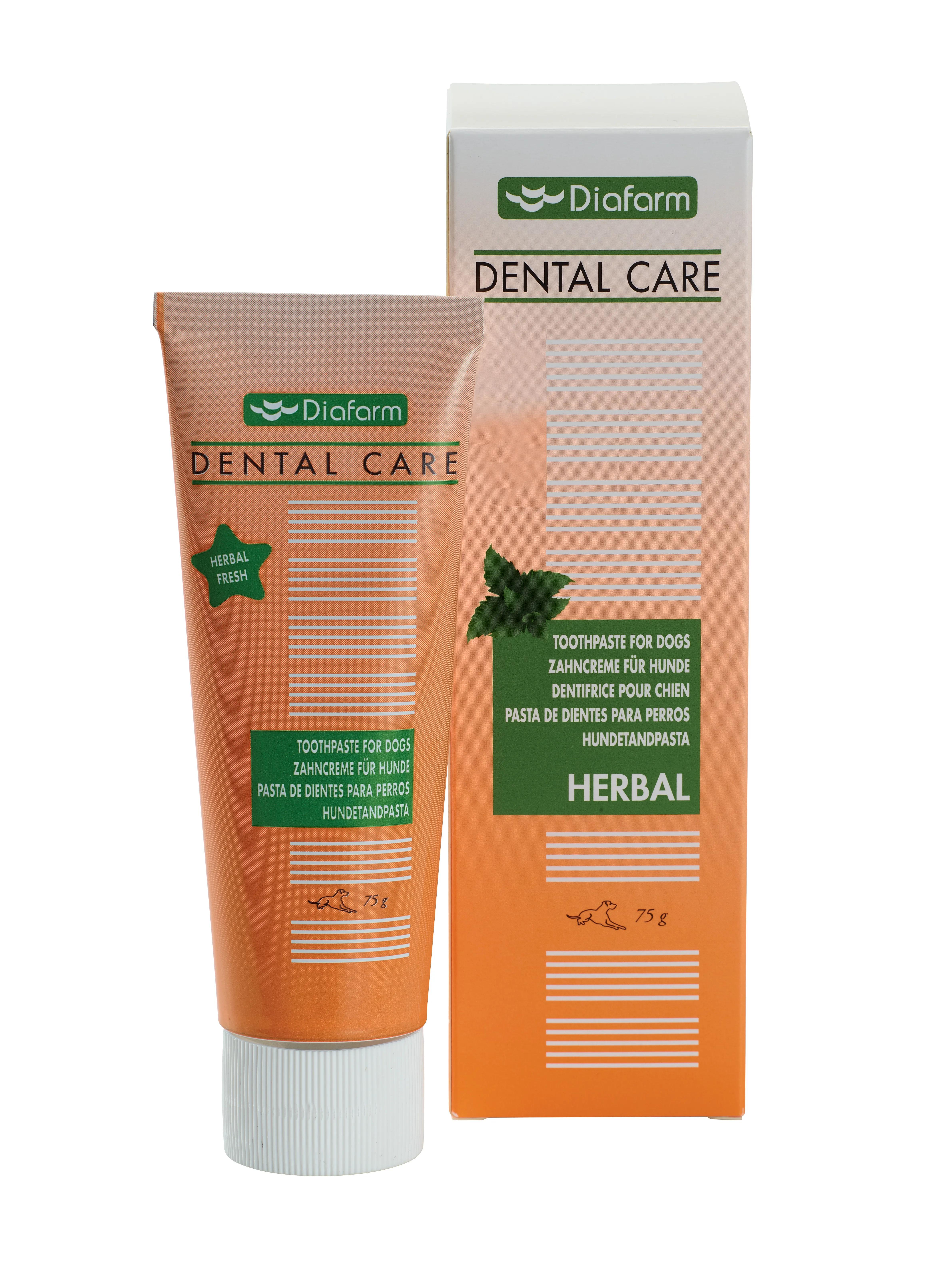 DF TOOTHPASTE FOR DOGS HERBAL 75G - Produkta attēls 2