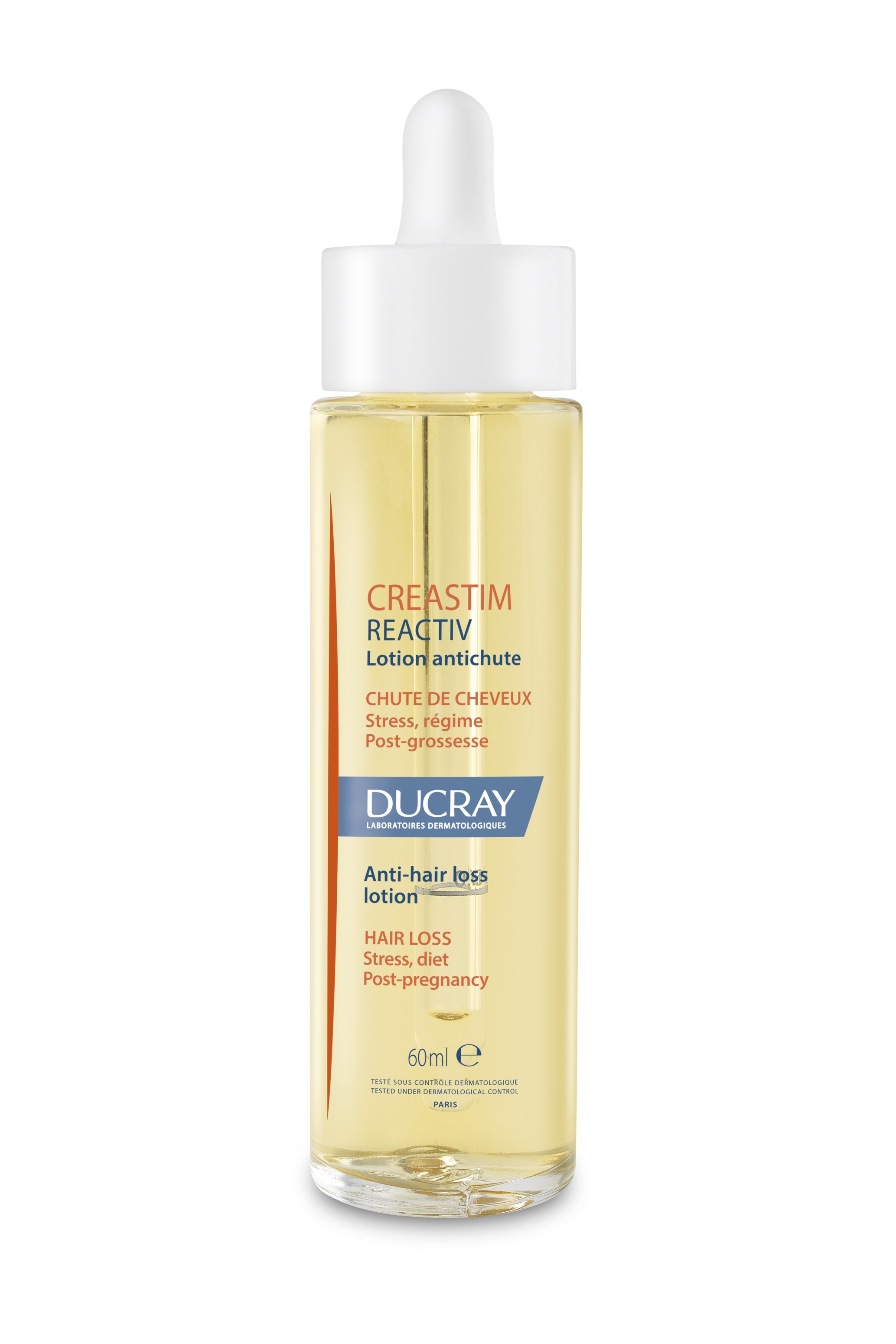DUCRAY Creastim Reactiv losjons pret matu izkrišanu, 60ml - Produkta attēls 