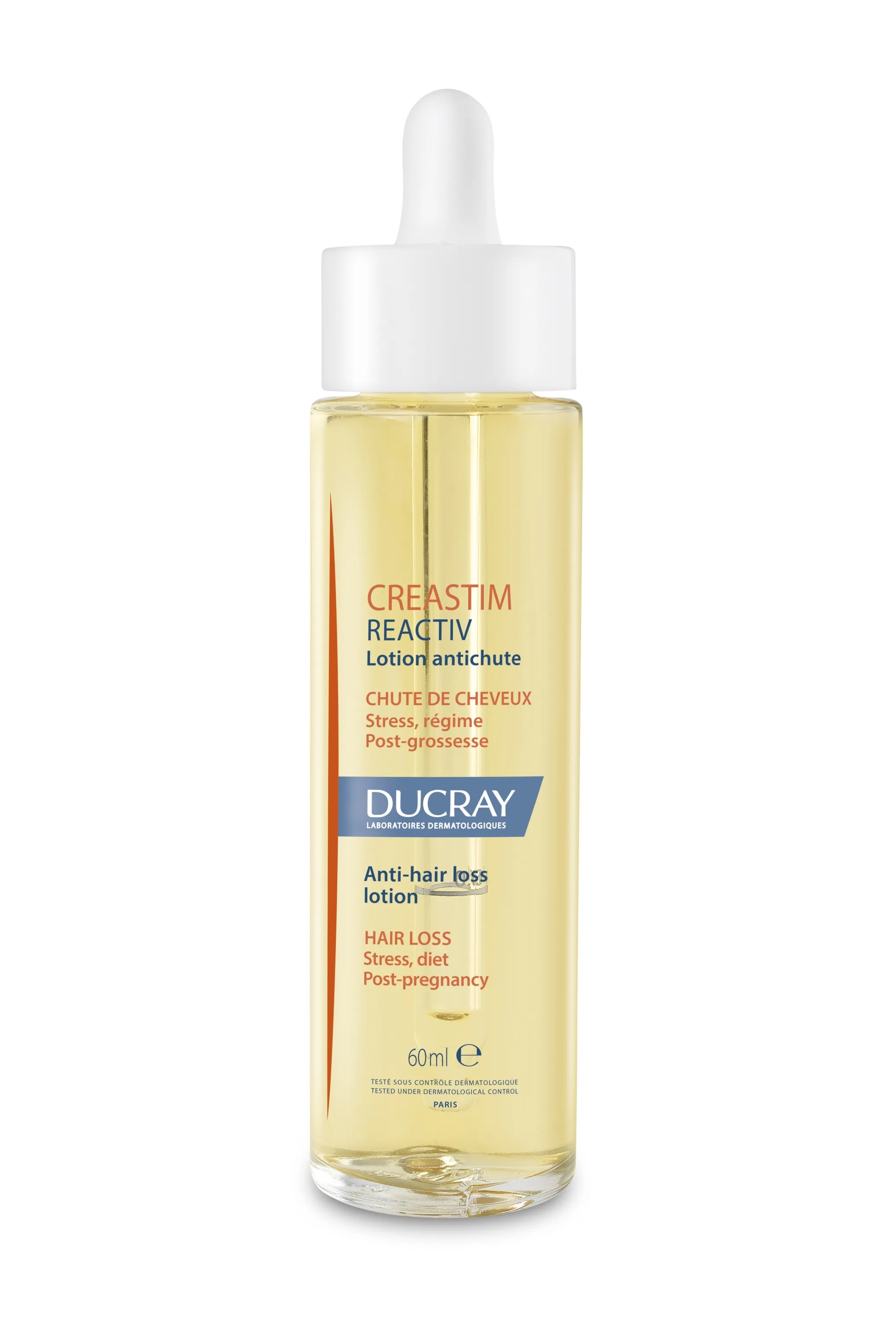 DUCRAY Creastim Reactiv losjons pret matu izkrišanu, 60ml - Produkta attēls 