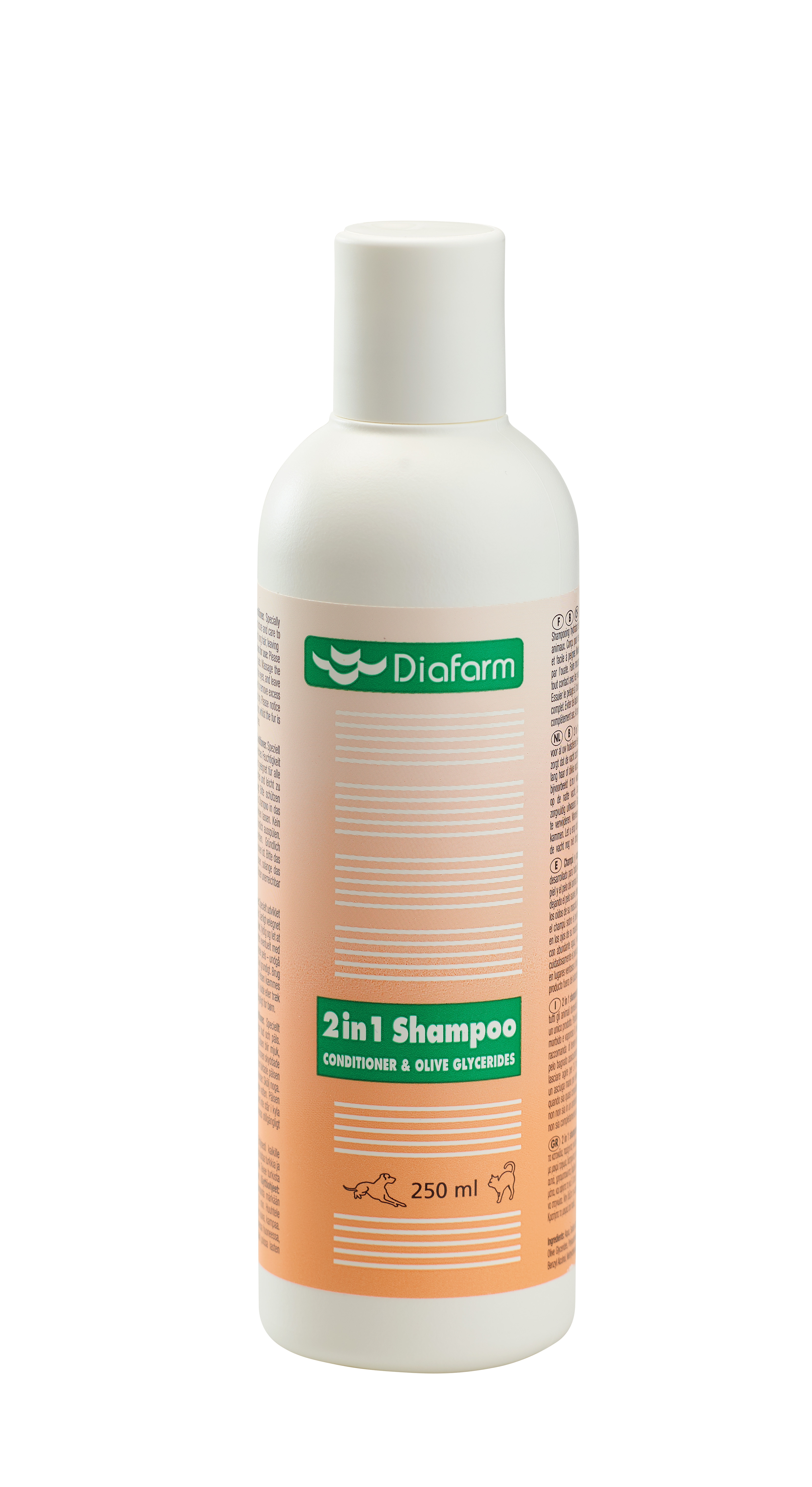 DF SHAMPOO 2 IN 1 250ML - Produkta attēls 