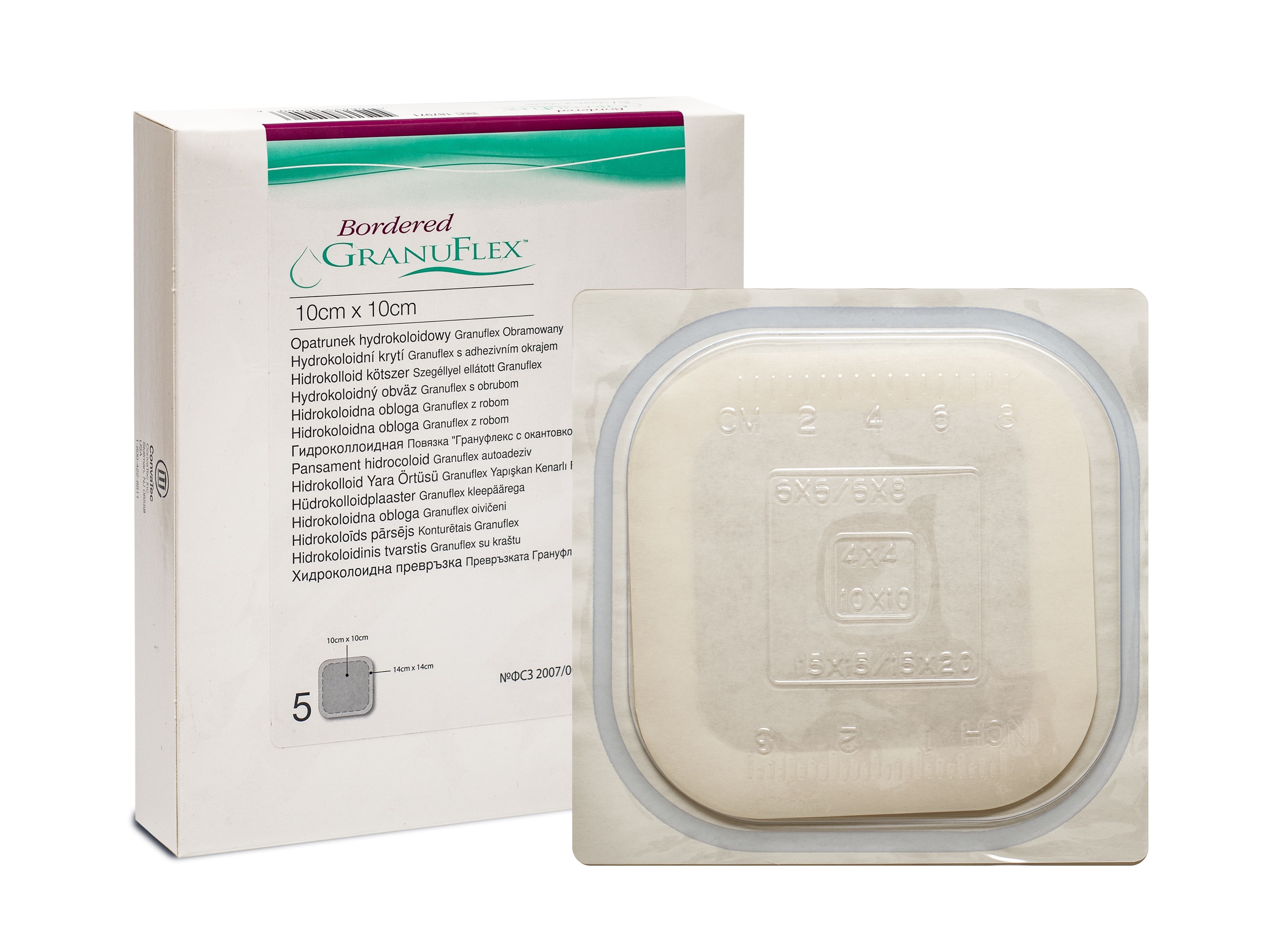 GRANUFLEX BORDERED STERILS 10x10CM N1 - Produkta attēls 