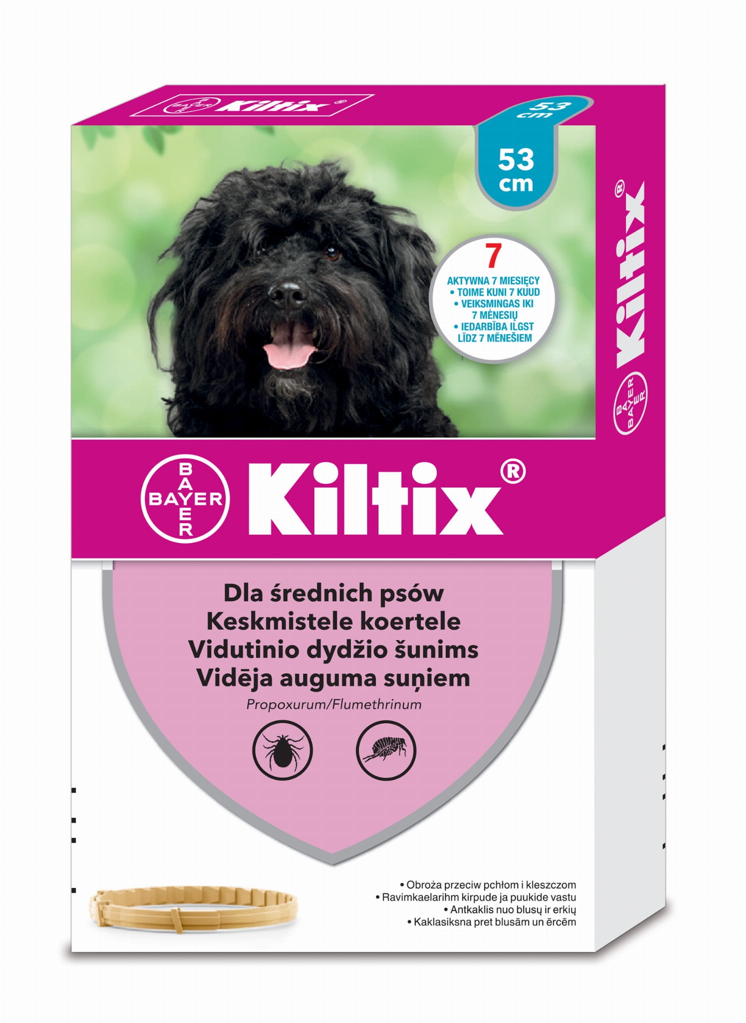 KILTIX KAKLA SIKSNA 53CM VIDĒJIEM SUŅIEM - Produkta attēls 