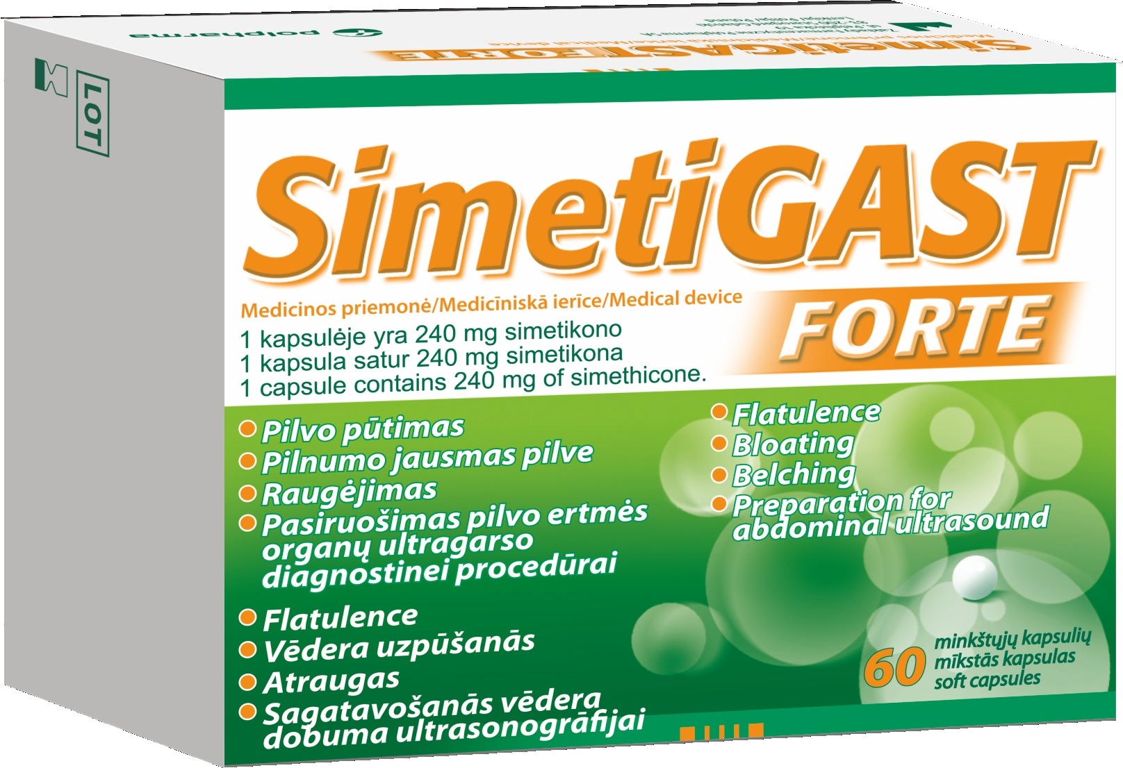 Simetigast Forte - Produkta attēls 