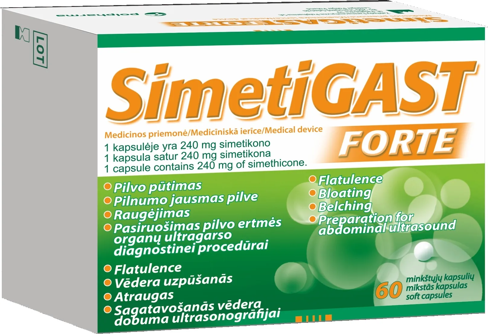 Simetigast Forte - Produkta attēls 