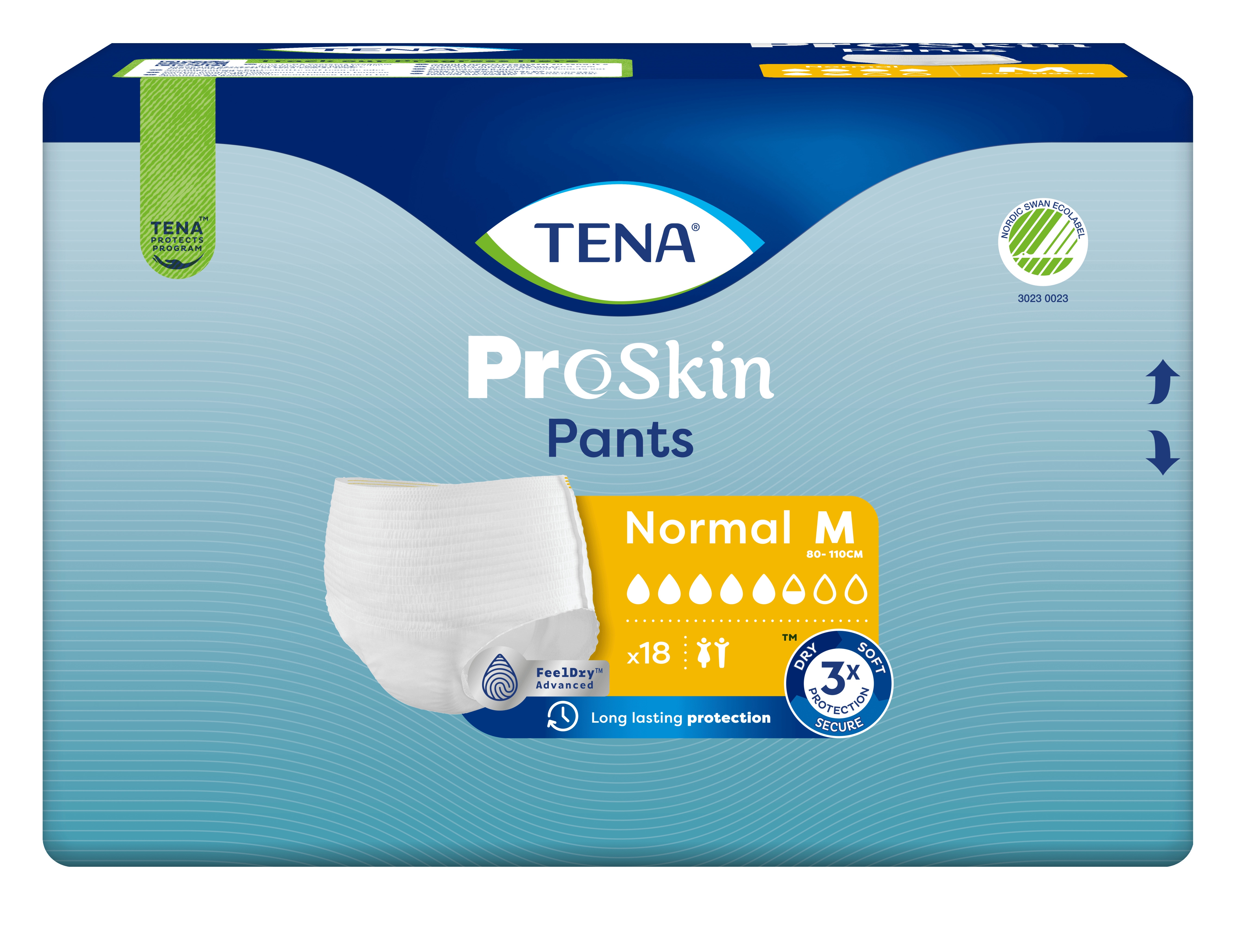 TENA Pants Normal biksītes M izmērs, 18 gab. - Produkta attēls 