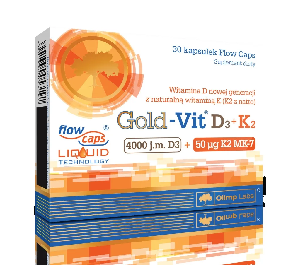 OLIMPLABS GOLD VIT. D3 4000+K2  CPS N30 - Produkta attēls 