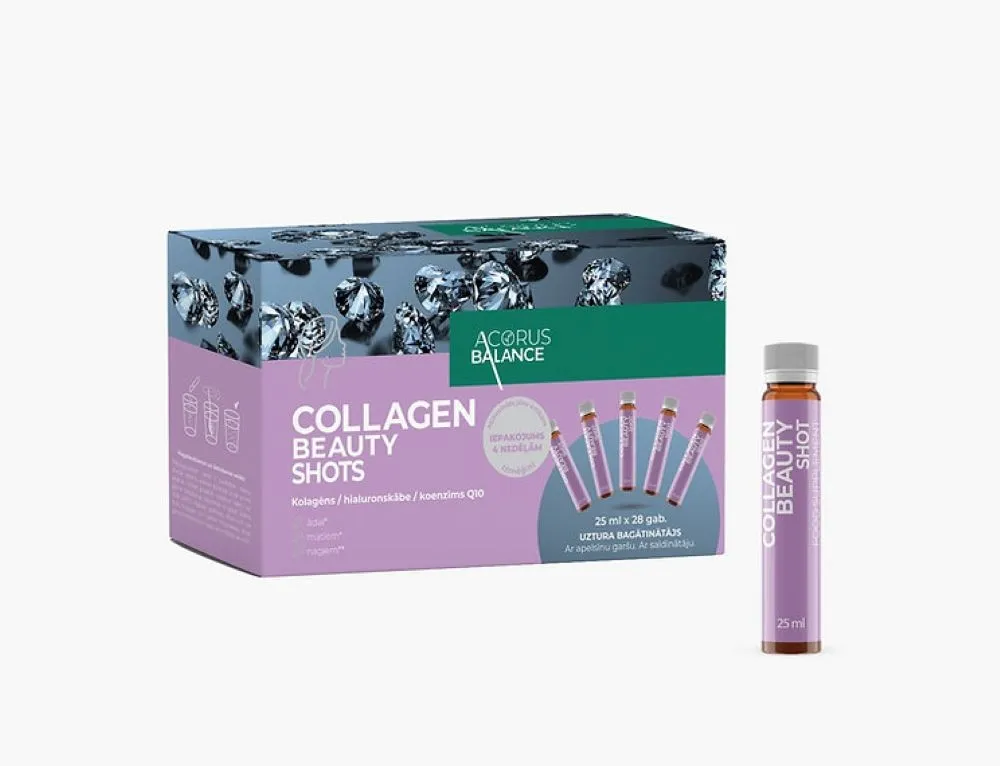 ACORUS BALANCE COLLAGEN BEAUTY SHOTS - Produkta attēls 