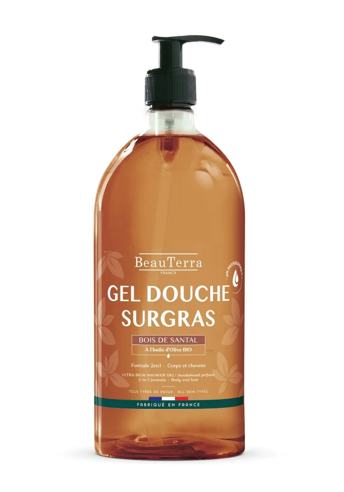 BEAUTERRA sandalkoka dušas želeja, 1 l - Produkta attēls 