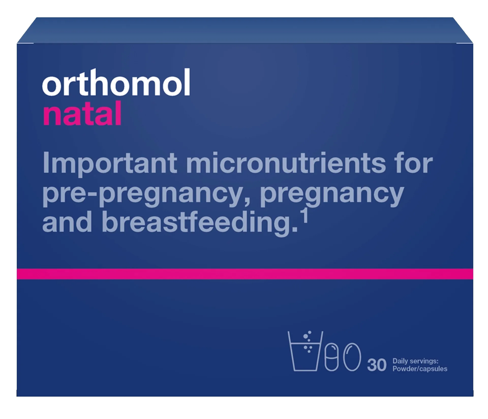 ORTHOMOL Natal (pulveris + kapsula), 30 gab - Produkta attēls 