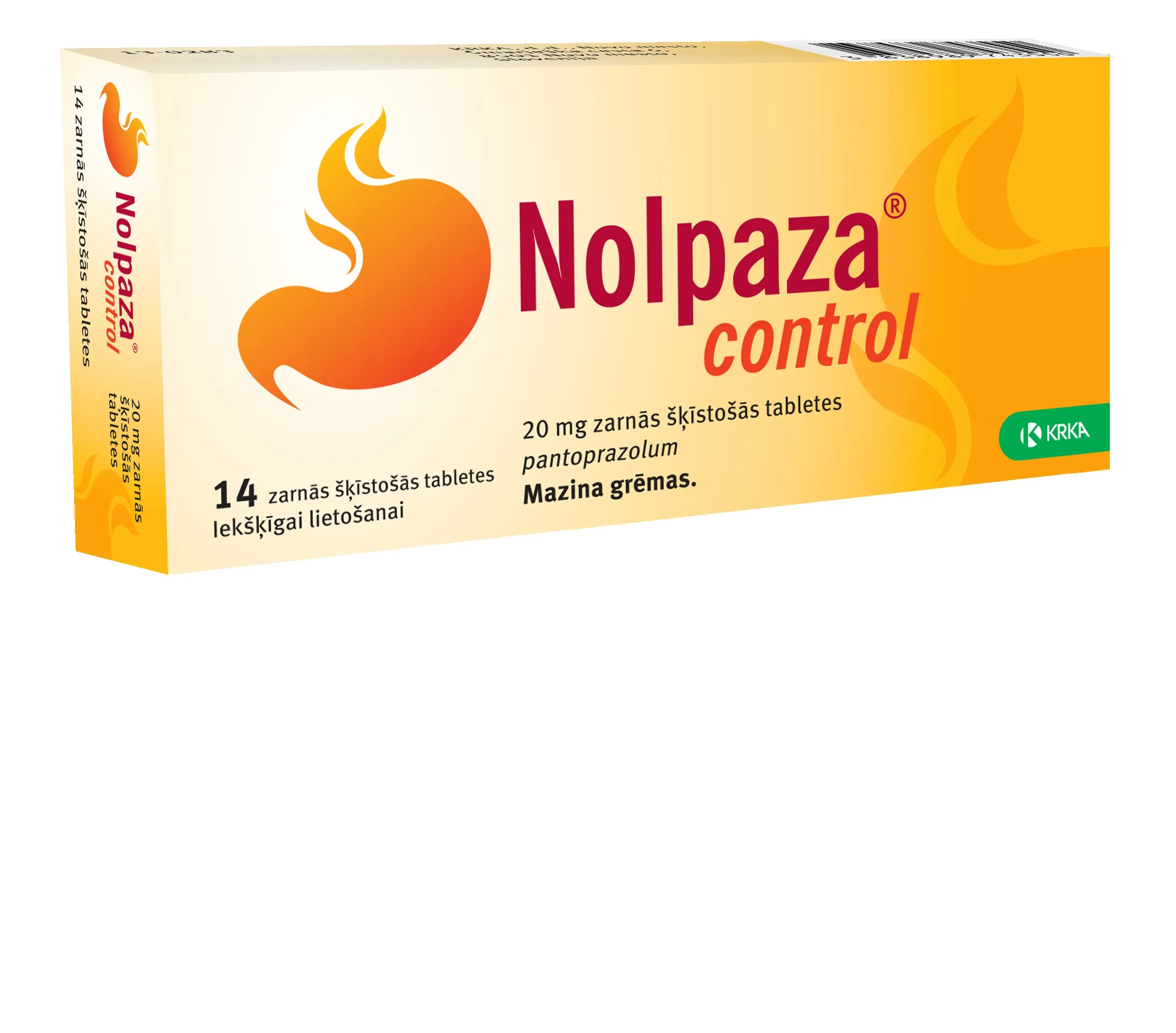 NOLPAZA Control 20 mg tabletes, 14 gab. - Produkta attēls 