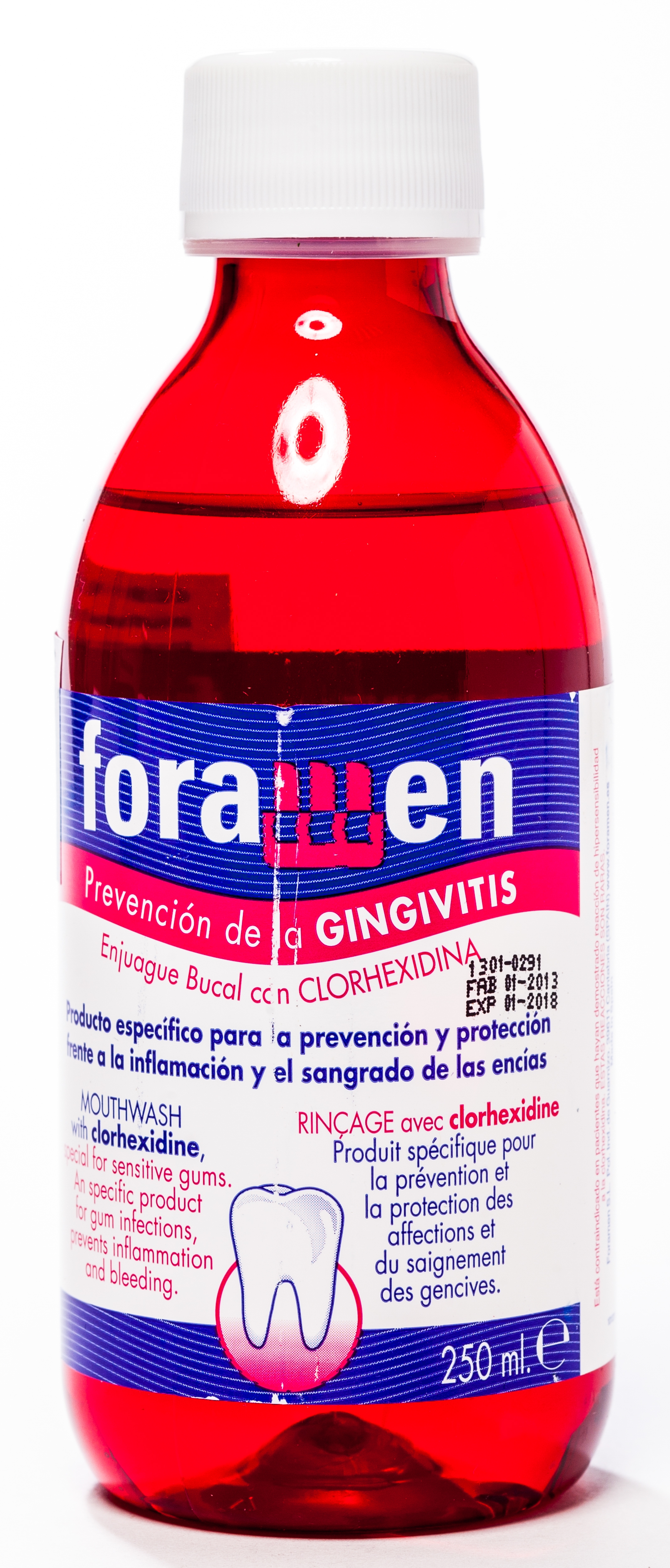 FORAMEN MOUTH WASH CLORHEXIDINE 250ML;019 - Produkta attēls 