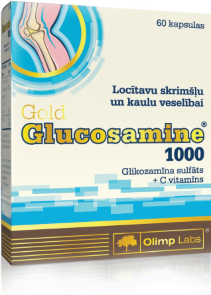 OLIMPLABS GOLD GLUCOSAMINE 1000MG KAPSULAS N60 - Produkta attēls 