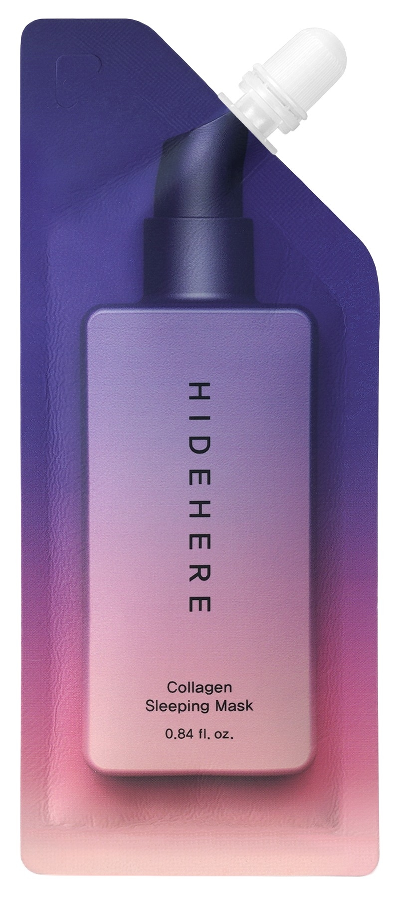 HIDEHERE Collagen Sleeping nakts maska sejas ādai, 25 ml - Produkta attēls 