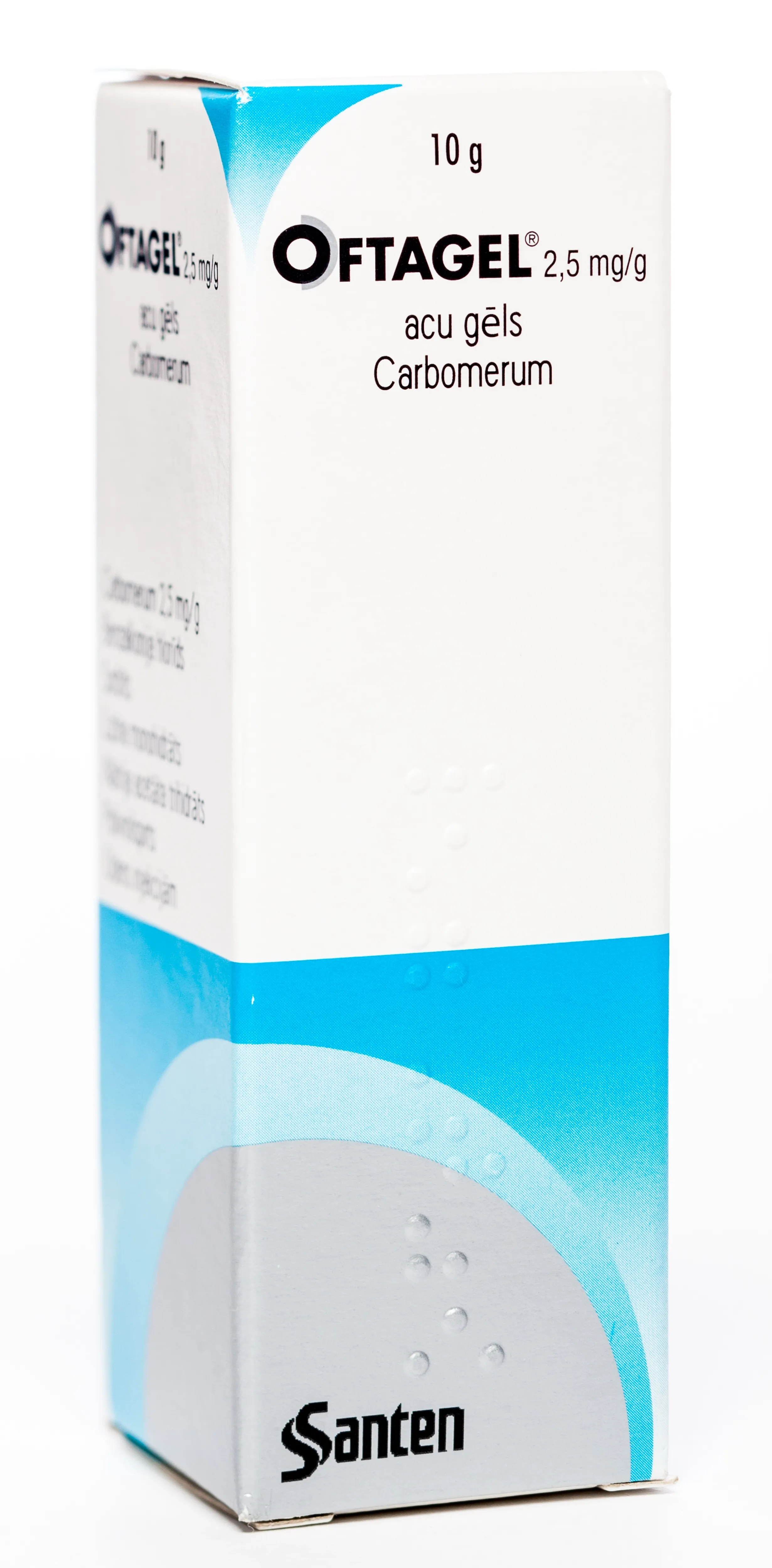 OFTAGEL 2.5MG/G ACU GĒLS 10G - Produkta attēls 