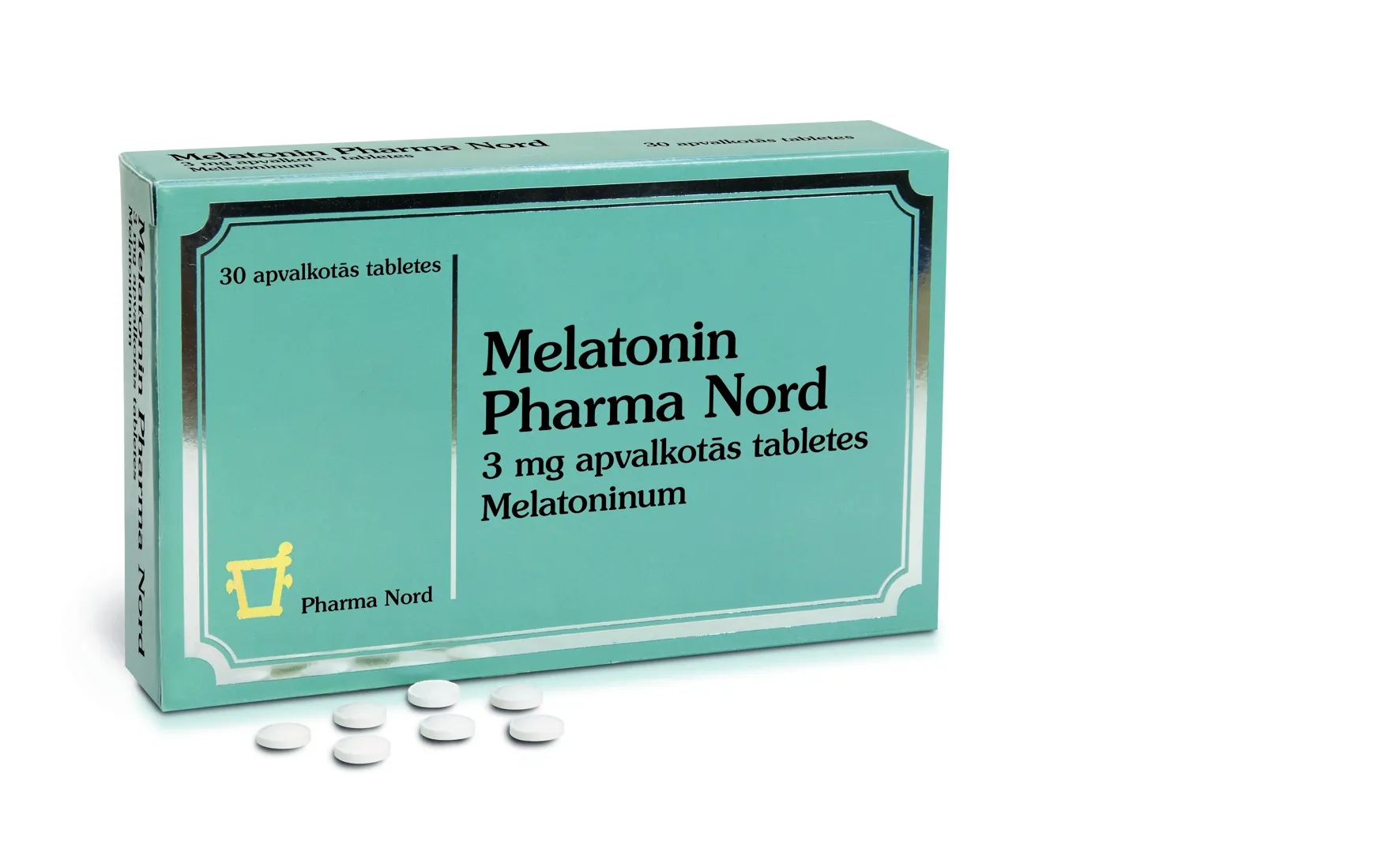 MELATONIN PHARMA NORD 3MG TBL N30 - Produkta attēls 