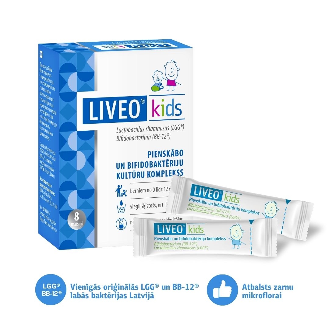 LIVEO Kids pulveris 2 g, 8 gab. - Produkta attēls 2