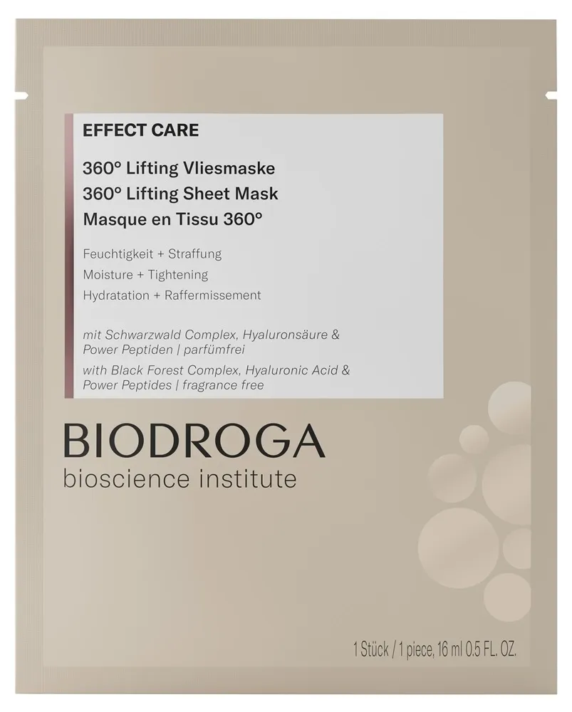 BIODROGA liftinga auduma sejas maska, 16 ml - Produkta attēls 