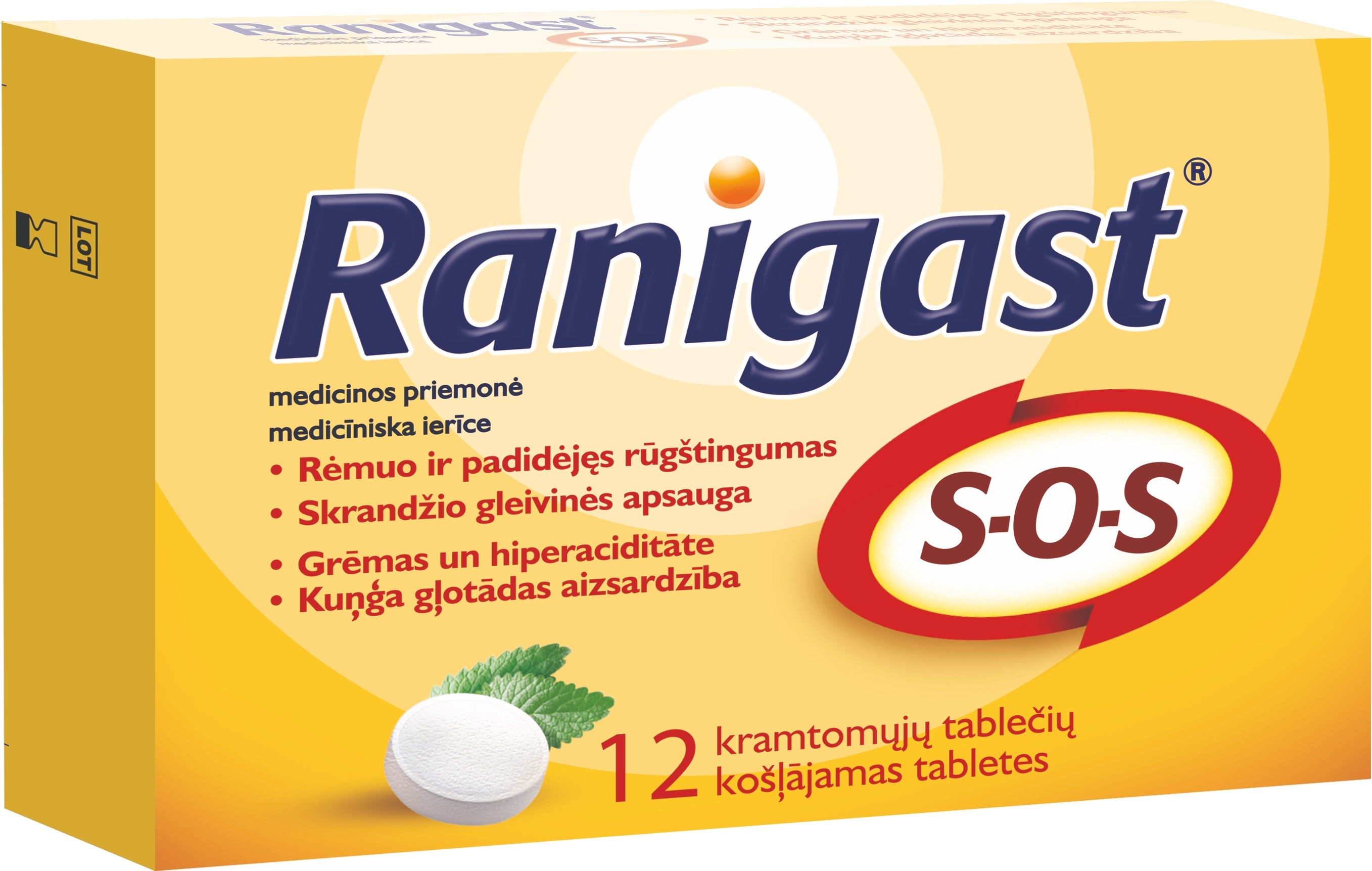 Ranigast SOS - Produkta attēls 