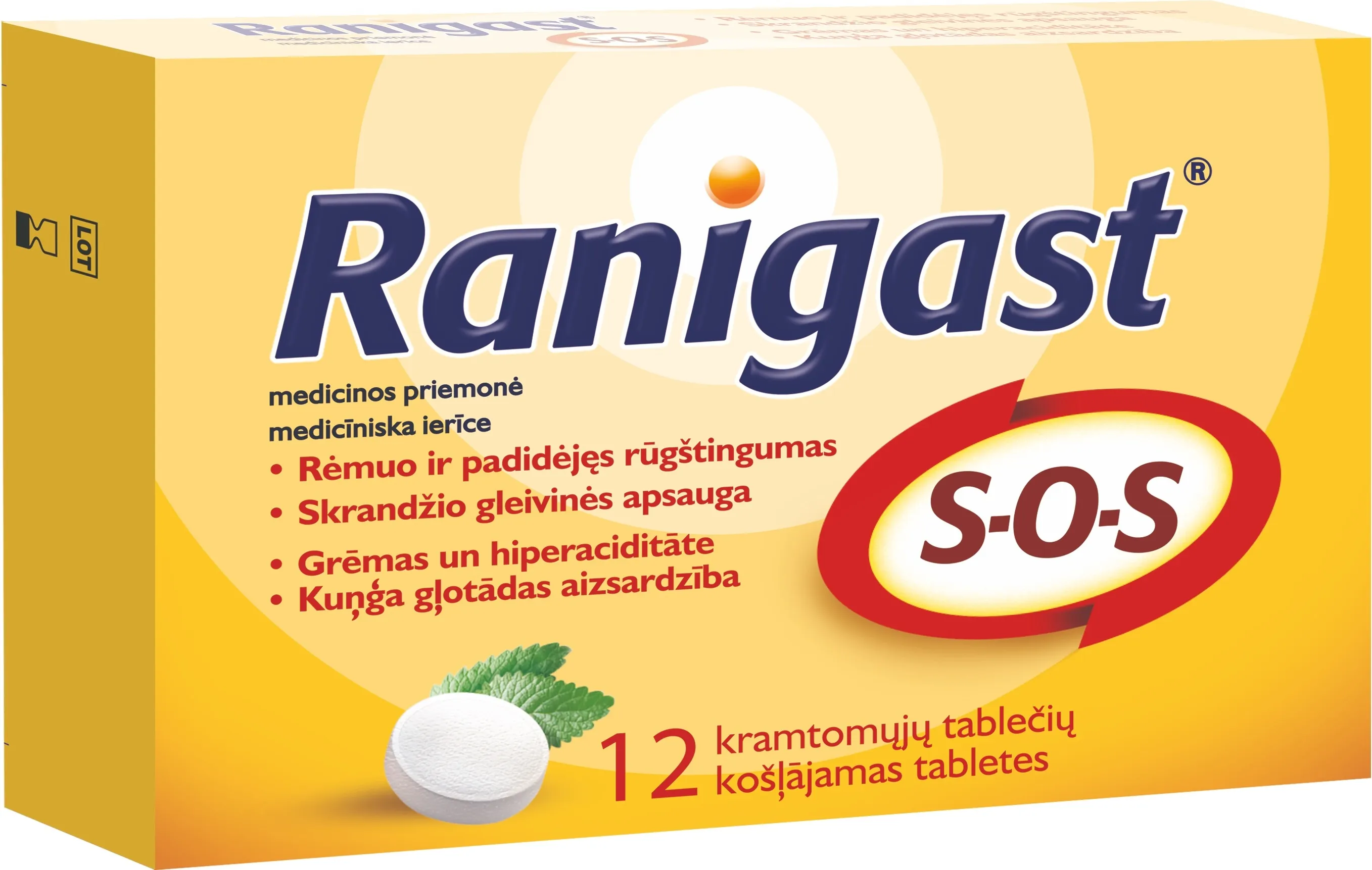 Ranigast SOS - Produkta attēls 