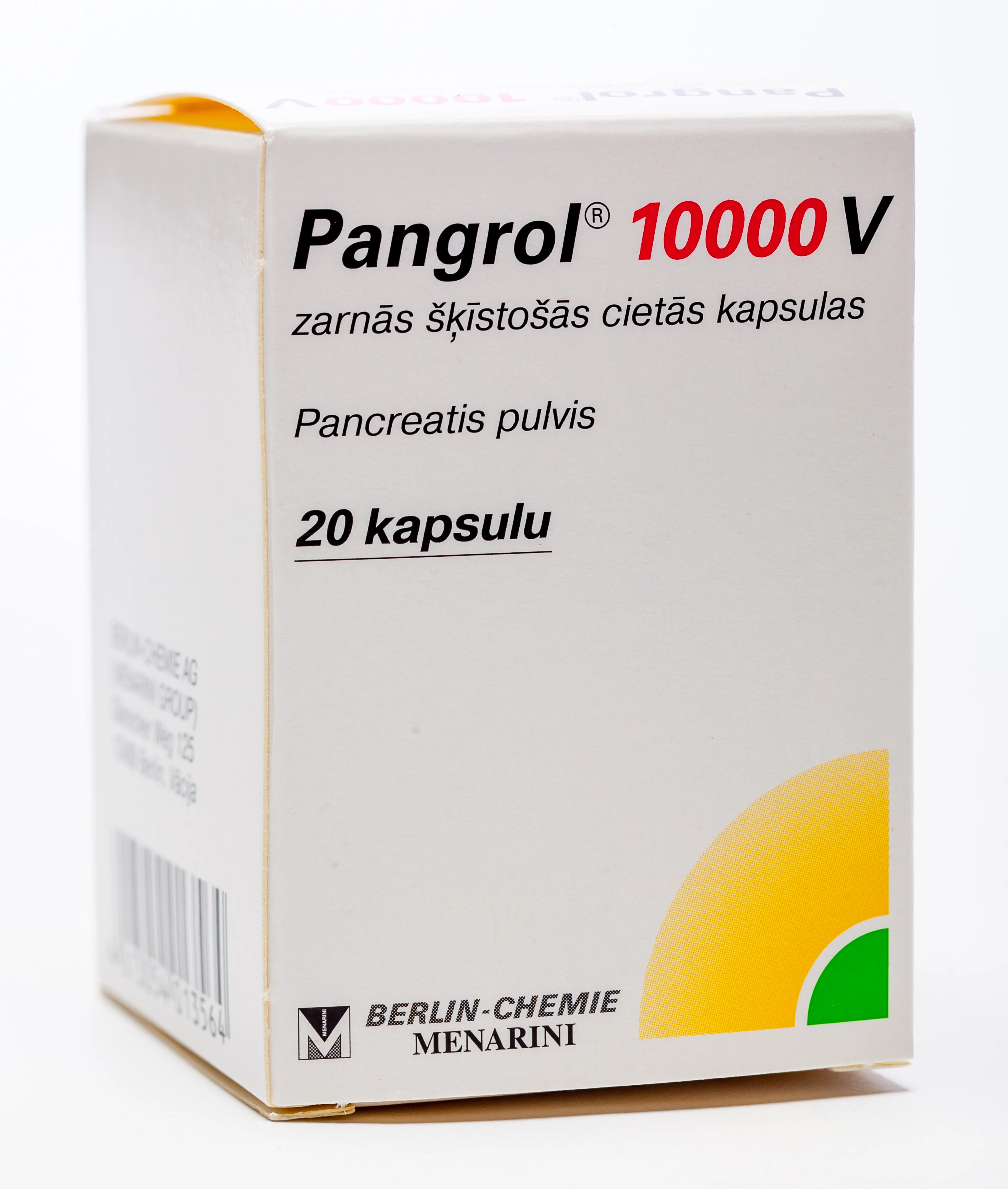 PANGROL 10000 KAPSULAS N20 - Produkta attēls 