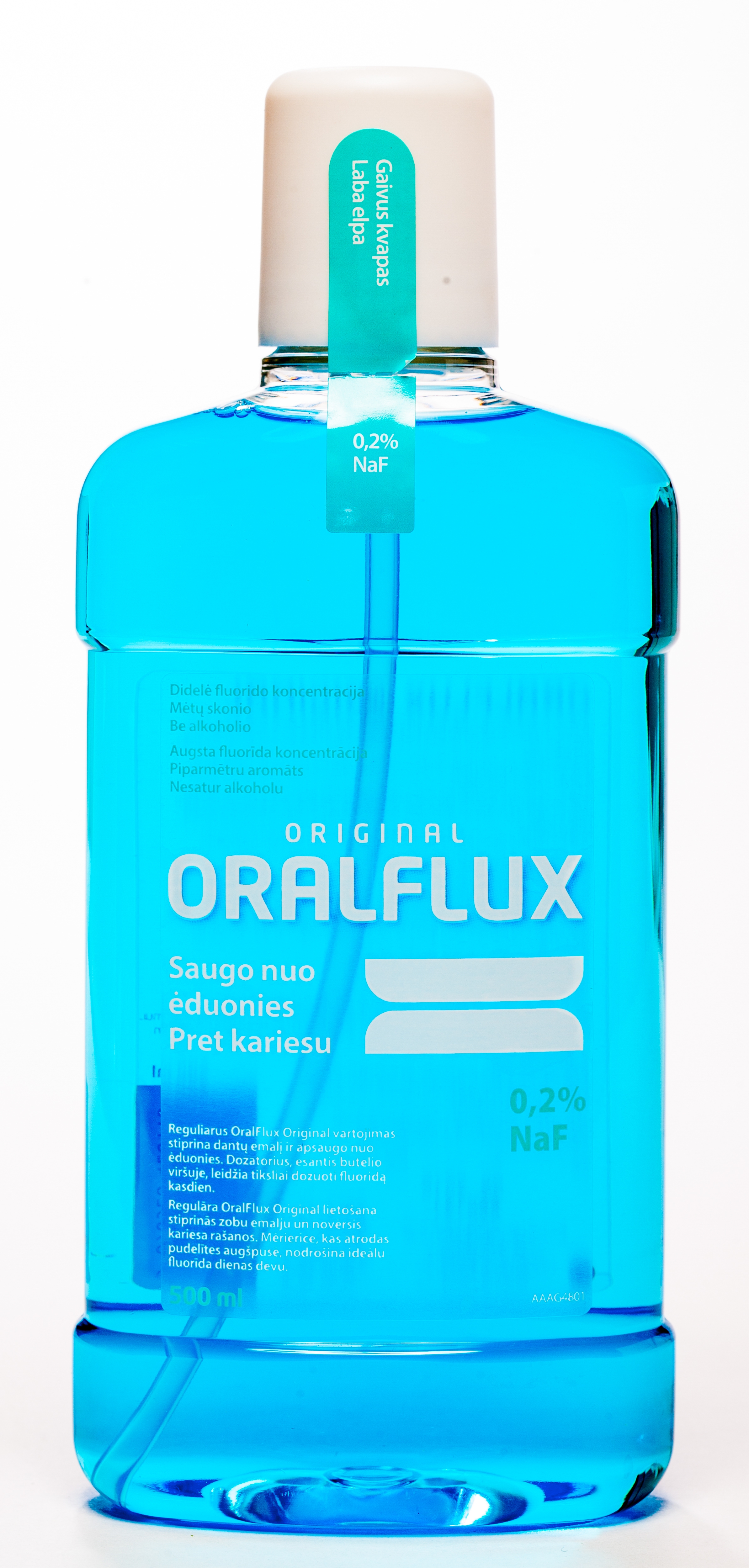 ORALFLUX Original mutes dobuma skalojamais līdzeklis, 500 ml - Produkta attēls 