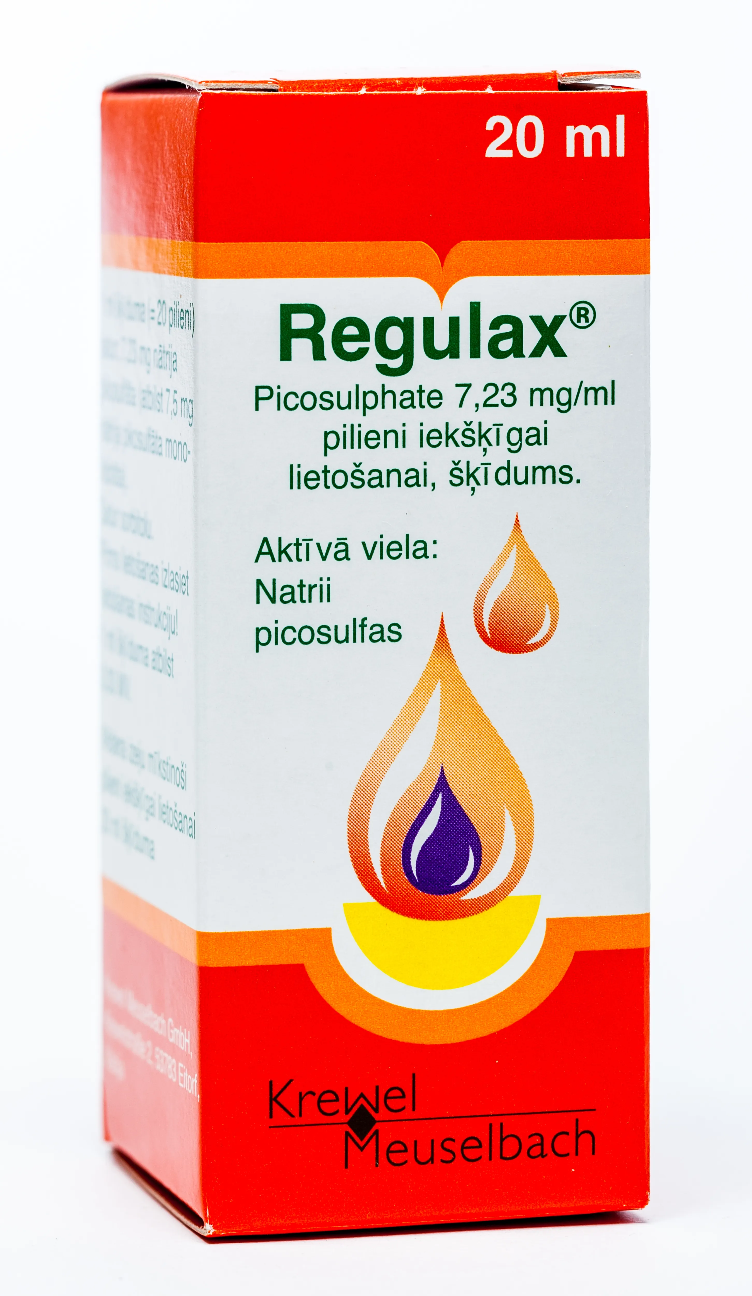 REGULAX PICOSULFAT PILIENI 20ML - Produkta attēls 