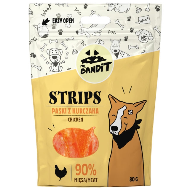 MR.BANDIT STRIPS VISTAS STRĒMELES 80G - Produkta attēls 