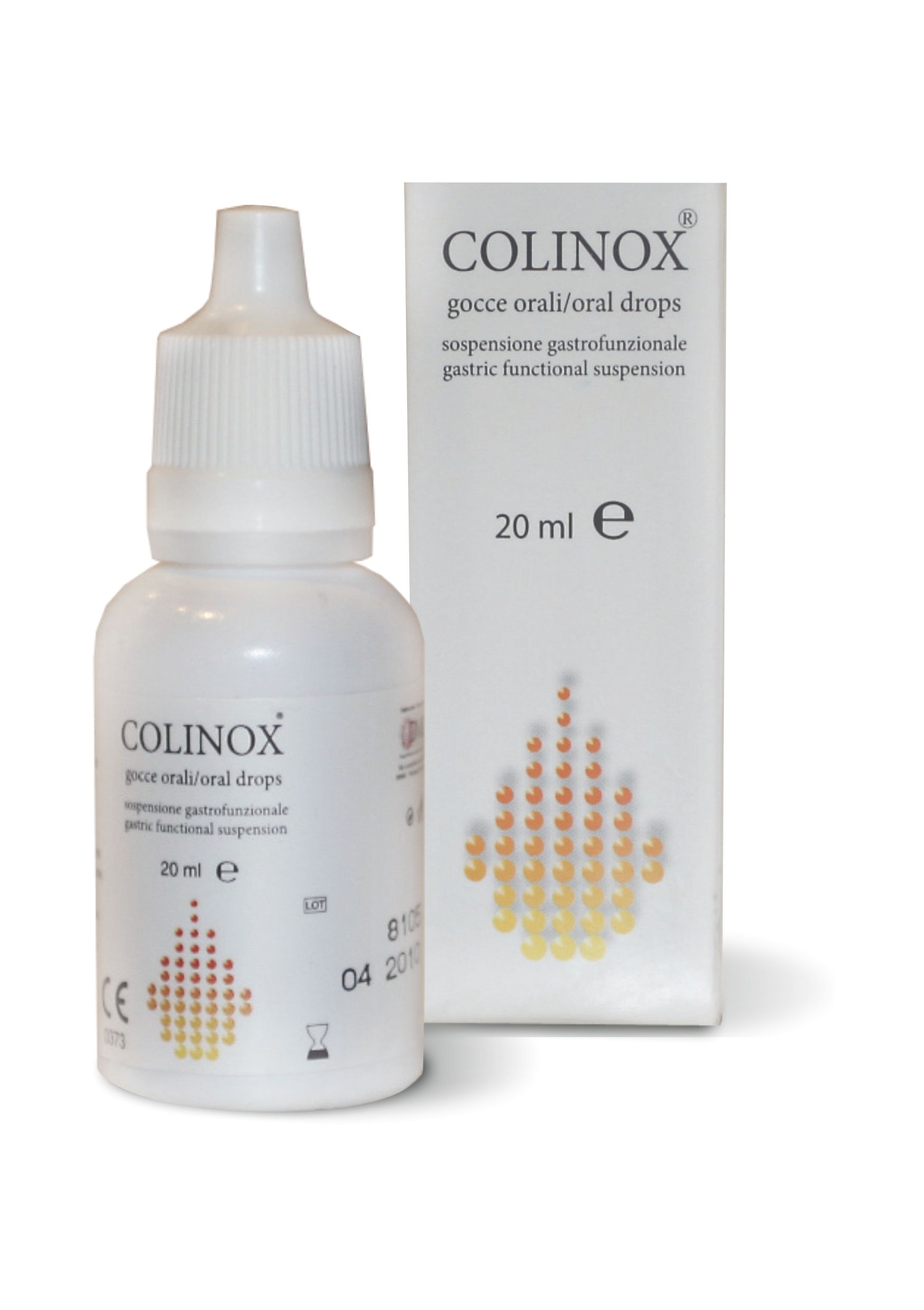 COLINOX®  20 ml  Suspensija kuņģa - zarnu trakta darbības uzlabošanai - Produkta attēls 
