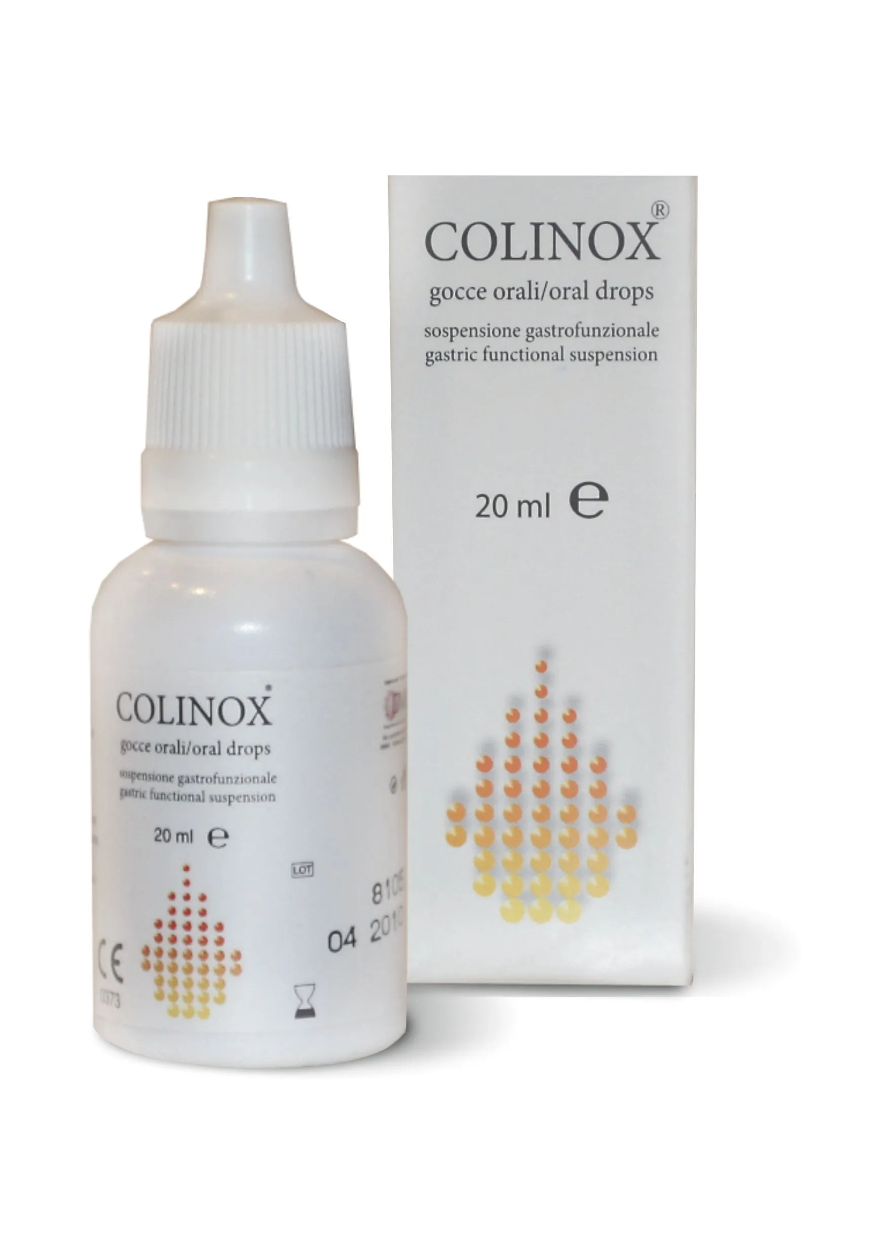 COLINOX®  20 ml  Suspensija kuņģa - zarnu trakta darbības uzlabošanai - Produkta attēls 