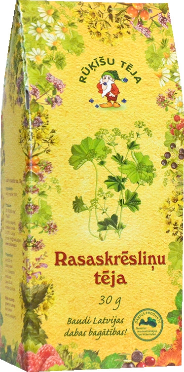 RŪĶĪŠU TĒJA RASASKRĒSLIŅU 30G - Produkta attēls 