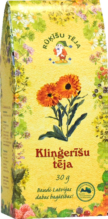 RŪĶĪŠU TĒJA KLIŅĢERĪŠU 30G - Produkta attēls 