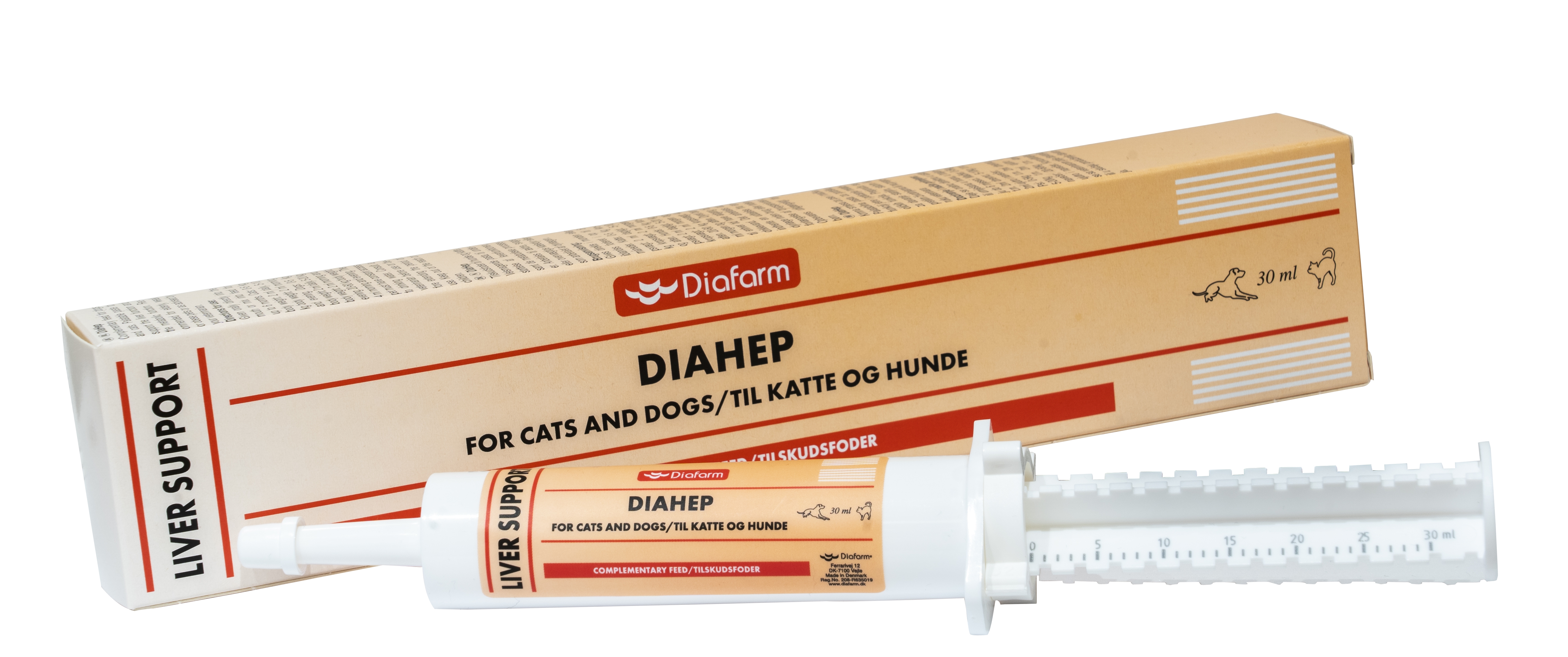 Diafarm DiaHep pasta suņiem, kaķiem 30ml - Produkta attēls 